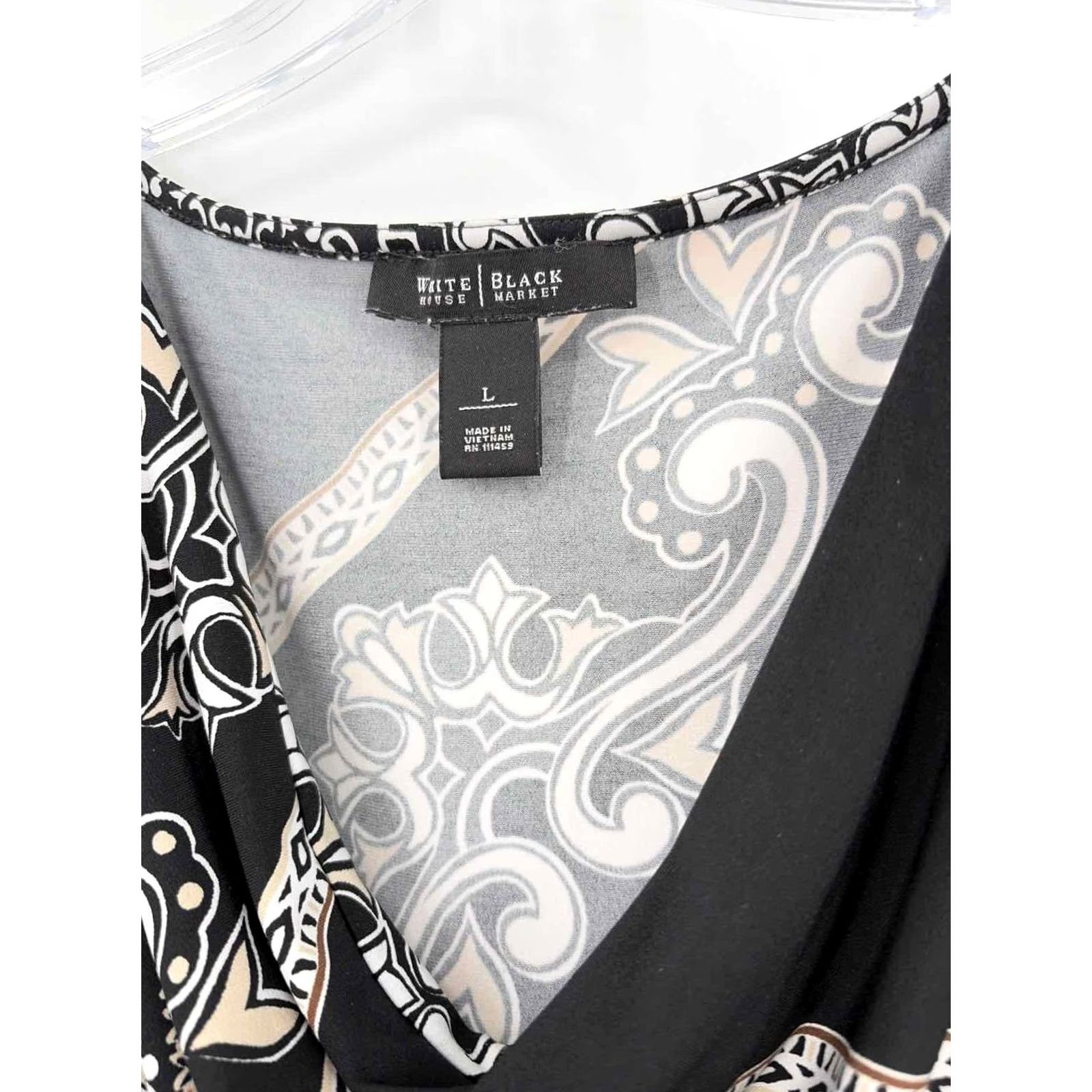 Vintage WHBM Tank Top Black Large Regular Size Pre-Owned Womens Size L / US 10 / IT 46 - 3 Thumbnail