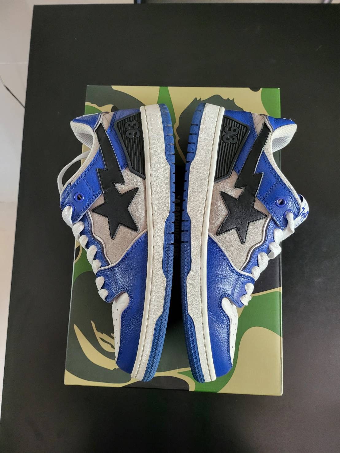 Bape A Bathing Ape - Bape SK8 Sta Navy Low Top Sneakers Size US 8 / EU 41 - 5 Thumbnail
