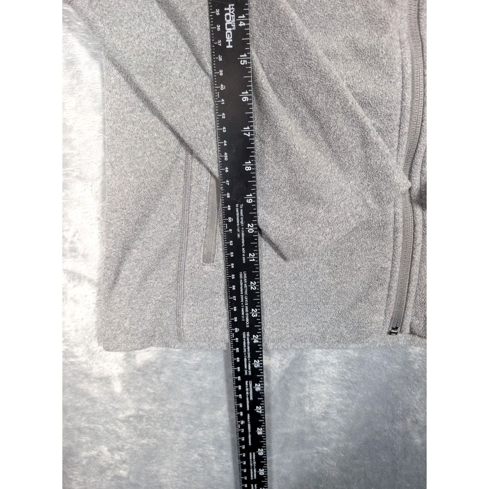 Eddie Bauer Eddie Bauer Jacket Womens Large Gray Fleece Full Zip Lightweight Outdoor Casual Size L / US 10 / IT 46 - 2 Thumbnail