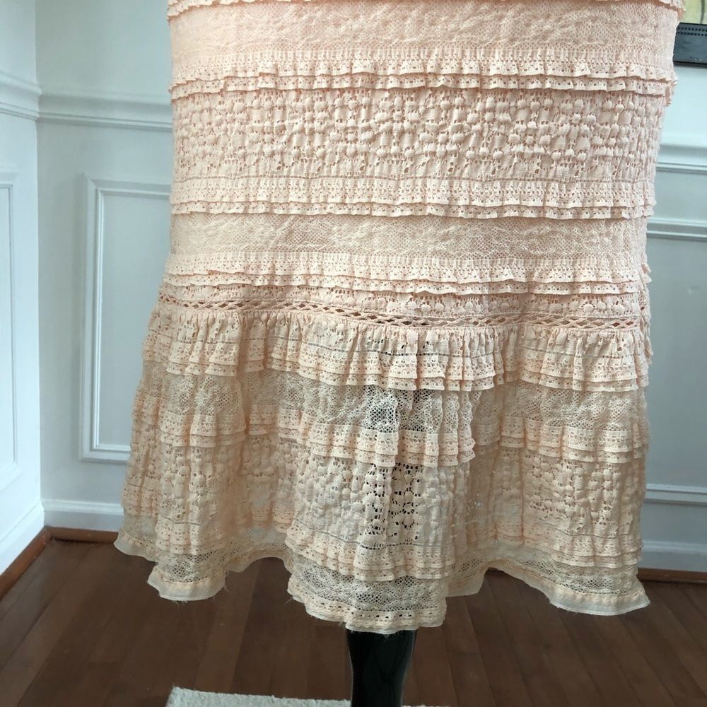 Other Foxiedox Makayla Flutter Trim Lace Sheath Dress L Size L / US 10 / IT 46 - 6 Thumbnail