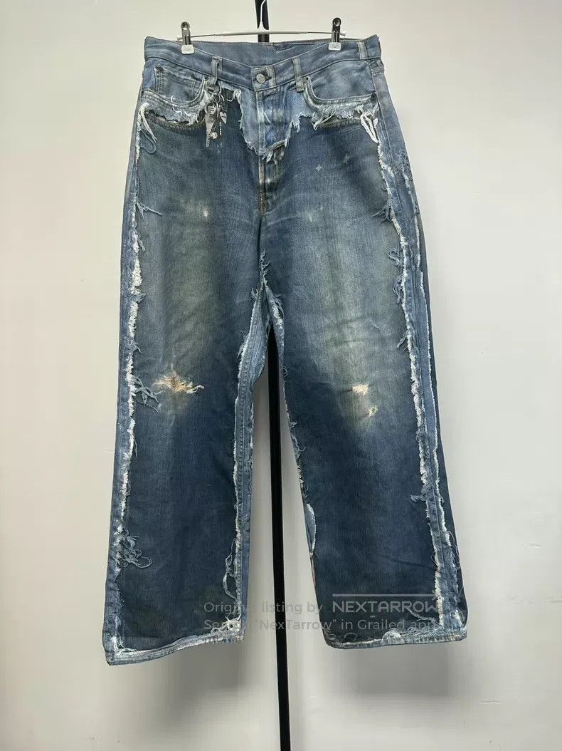 Acne Studios Acne Studios size XL Patchwork Fringe Design Casual Denim J Size US 26 / EU 42 - 1 Thumbnail