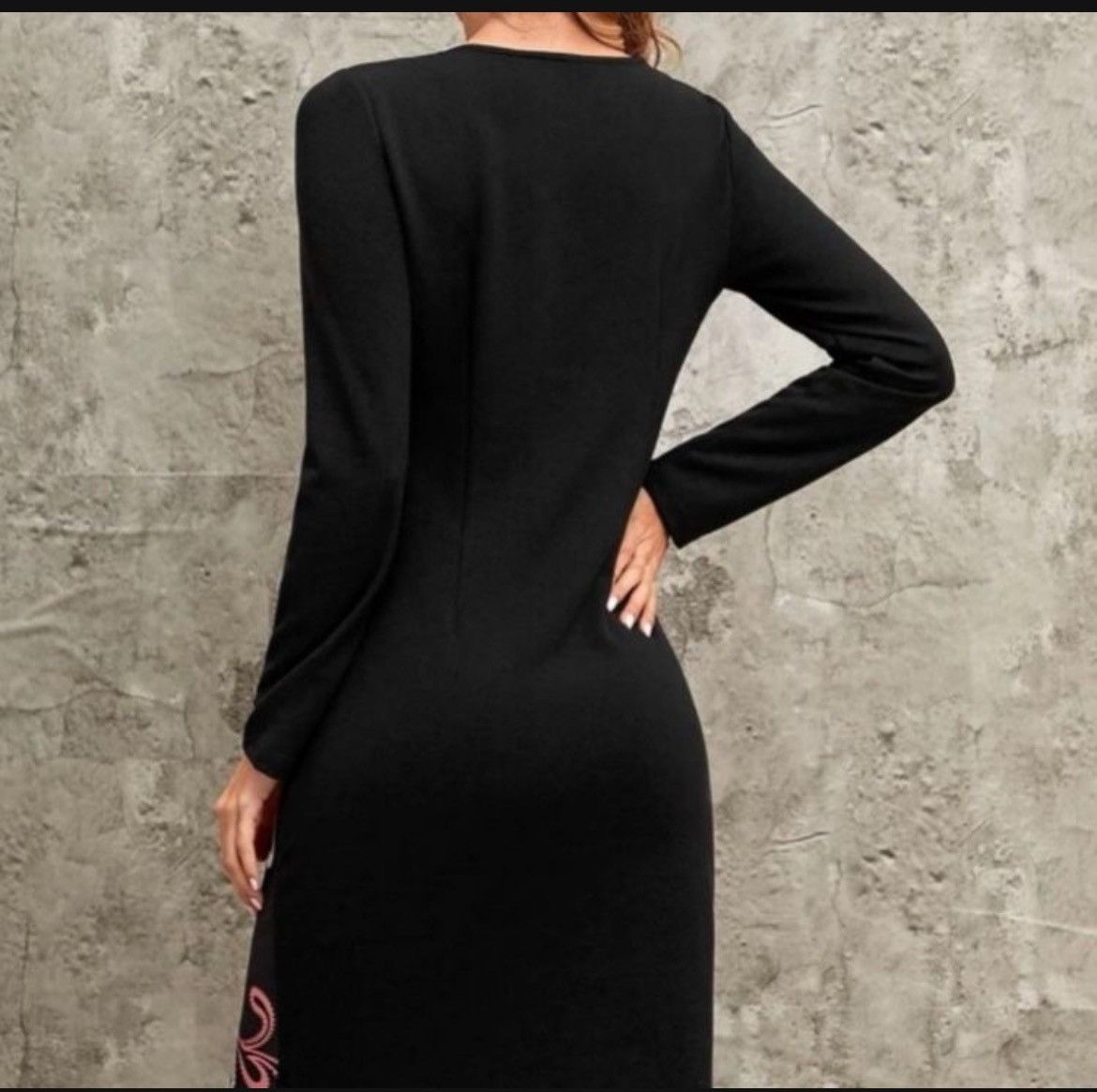 Designer × Other Nwt, Lavishly Paris Women’s Damask Print Fitted Dress Size S / US 4 / IT 40 - 3 Thumbnail