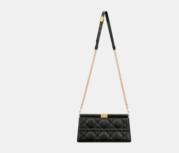 Dior o1w1db11124 Size: OS / Caro Colle Noire Clutch in Black Size ONE SIZE - 4 Thumbnail