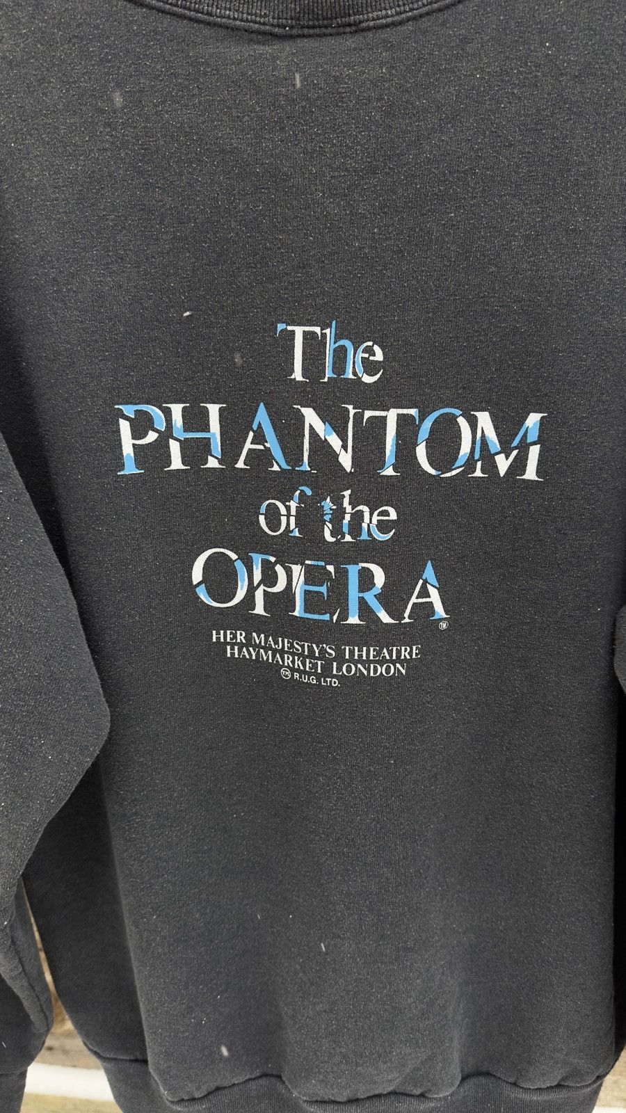 Vintage 1988 Vintage The Phantom Of The Opera Sweatshirt Kanye Style Size US L / EU 52-54 / 3 - 6 Thumbnail