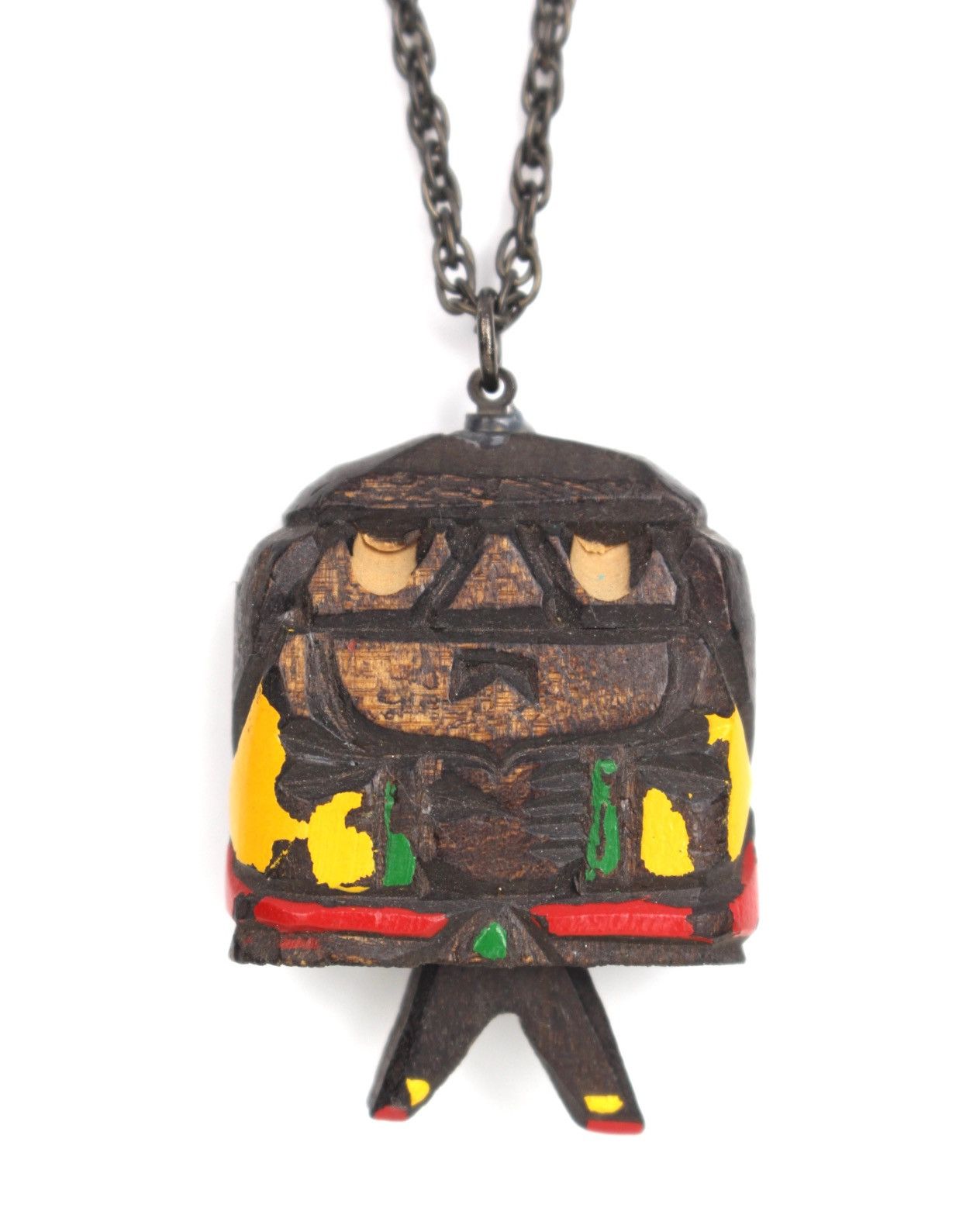 Vintage 1980S HOKKAIDO AINU KOROPOKKURU WOOD CARVED NECKLACE Size ONE SIZE - 1 Thumbnail