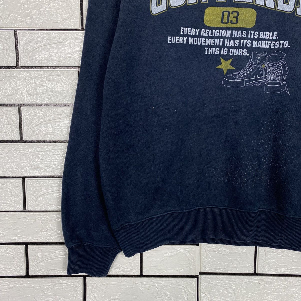Japanese Brand Vintage Sweatshirt Converse Big Logo Size US L / EU 52-54 / 3 - 5 Thumbnail