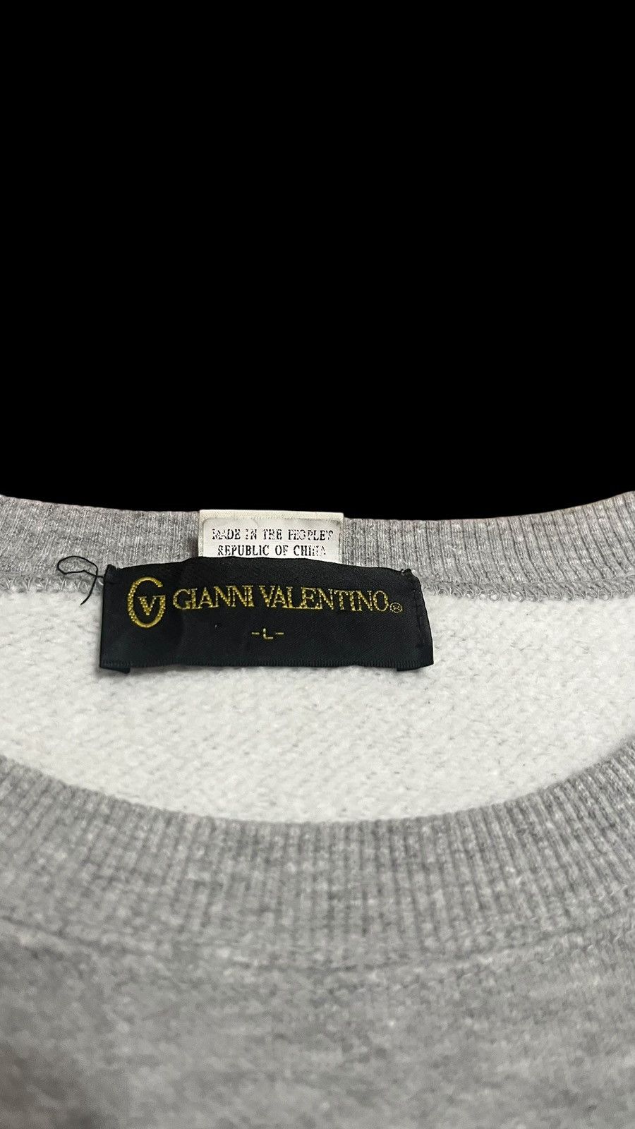 Vintage Vintage Gianni Valentino Embroider Multicolour Sweater Size US L / EU 52-54 / 3 - 4 Thumbnail