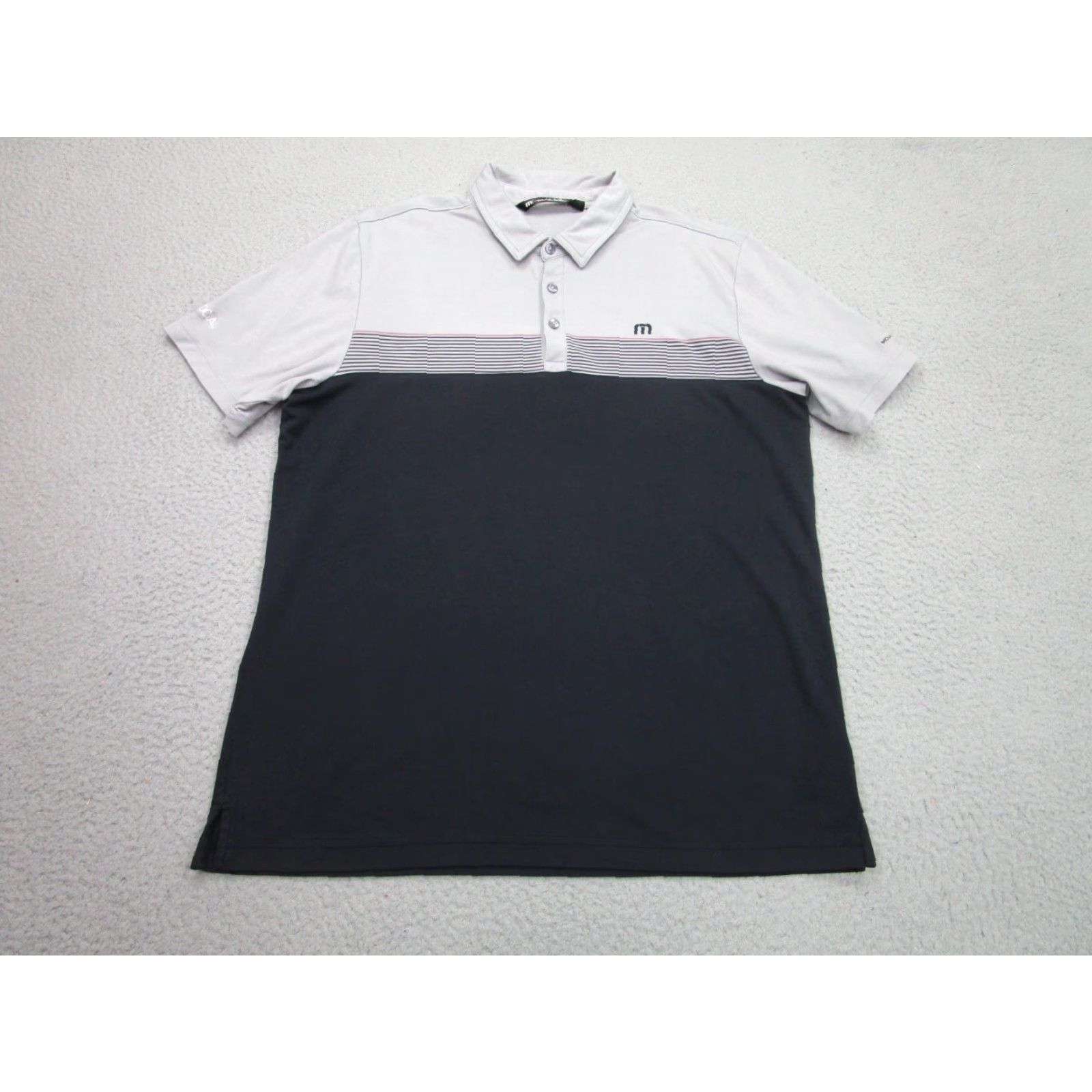 TravisMathew Travis Mathew Shirt Mens Large Gray Black Polo Golf Monarch Beach Country Club Shirt Mens Large Gray Black Polo Golf Monarch Beach Country Club Size US L / EU 52-54 / 3 - 2 Thumbnail