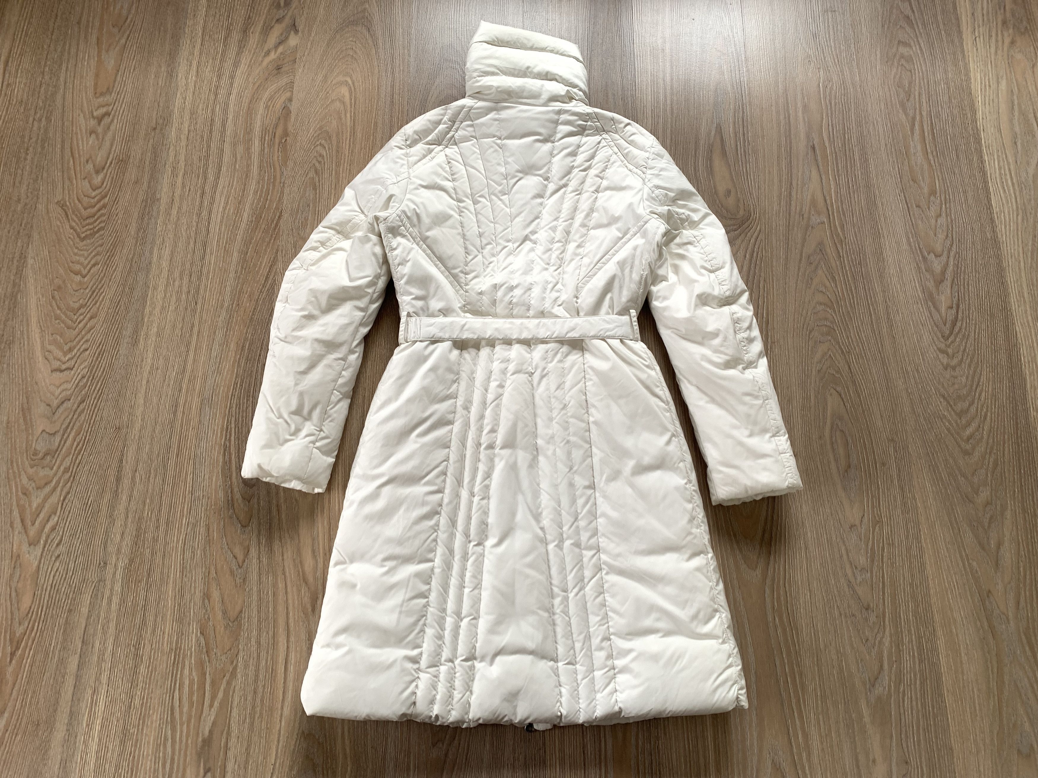 Add ADD White Belted Goose Down Puffer Quilted Coat Size M / US 6-8 / IT 42-44 - 3 Thumbnail