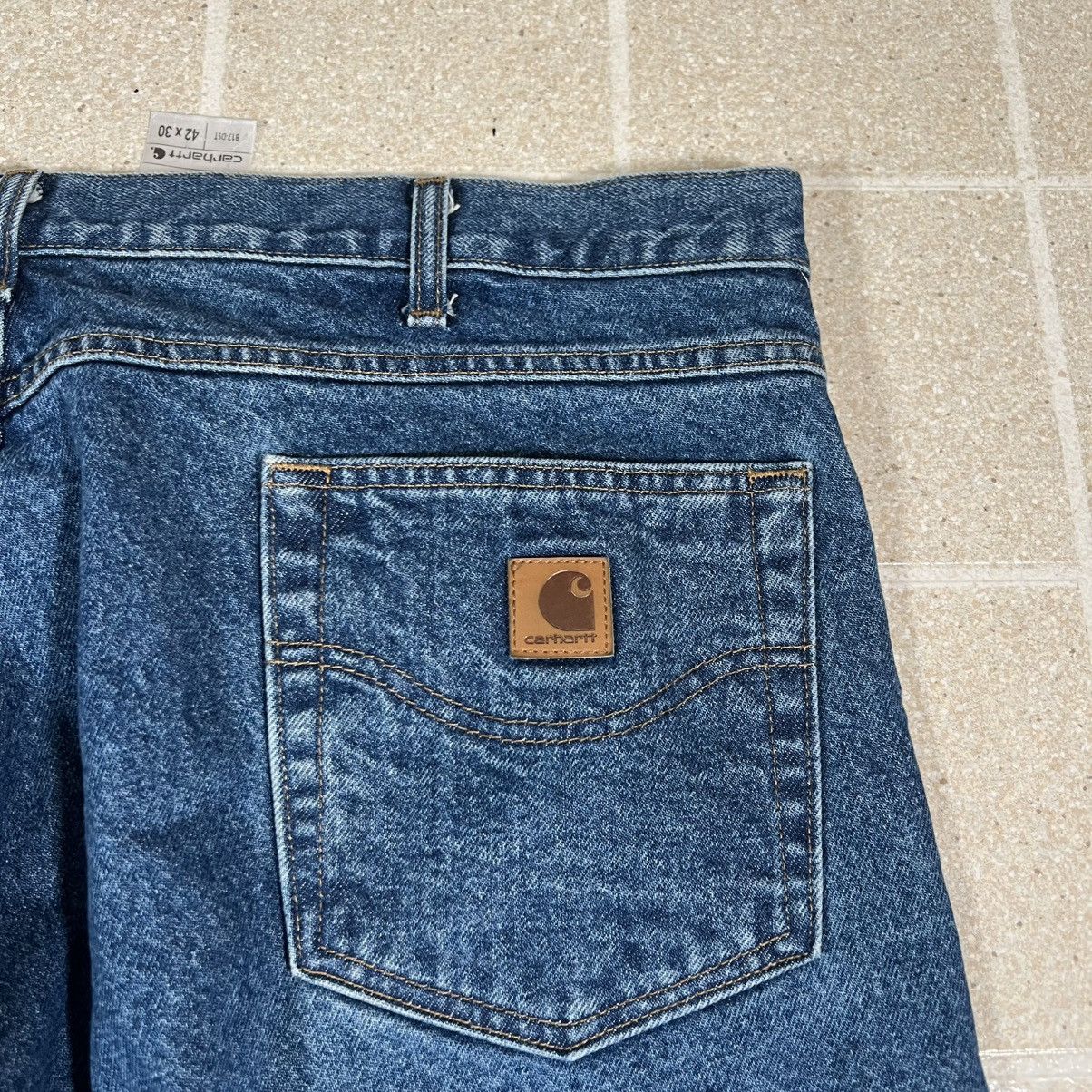 Carhartt Carhartt Jeans 38x29 Mens 100% Cotton Tapered Leg Workwear Size US 38 / EU 54 - 3 Thumbnail