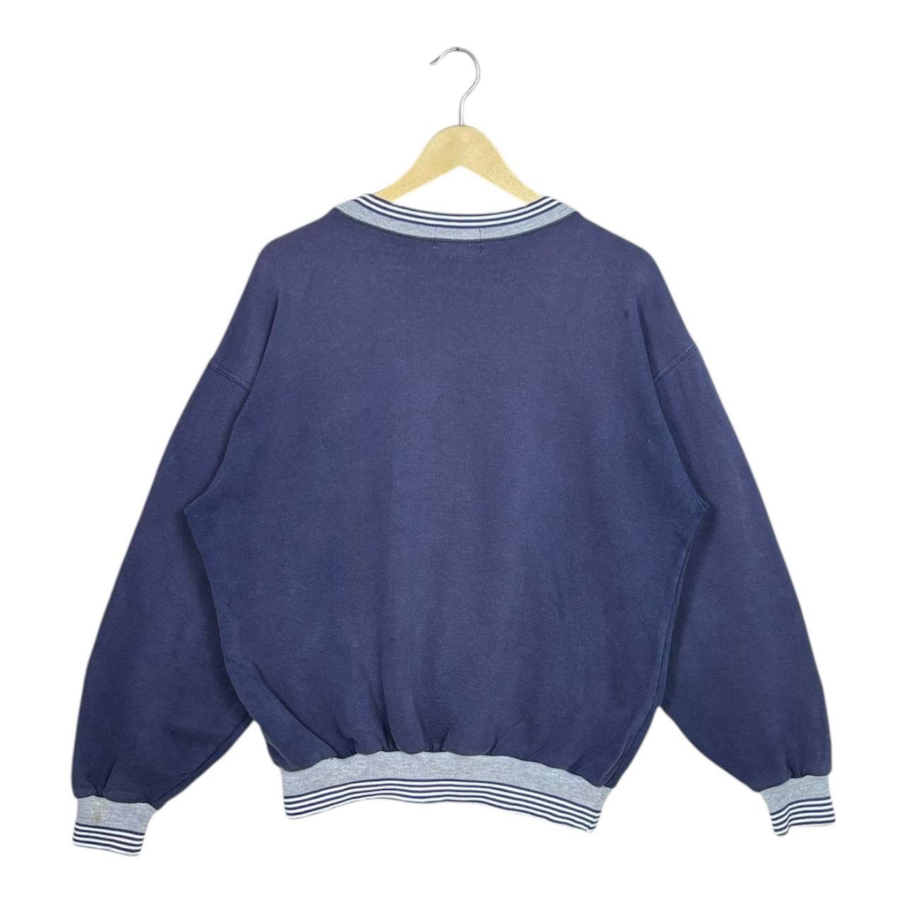Japanese Brand Vtg 90s Captain Santa Sports Club Sweatshirt M Navy Faded Size US M / EU 48-50 / 2 - 2 Thumbnail