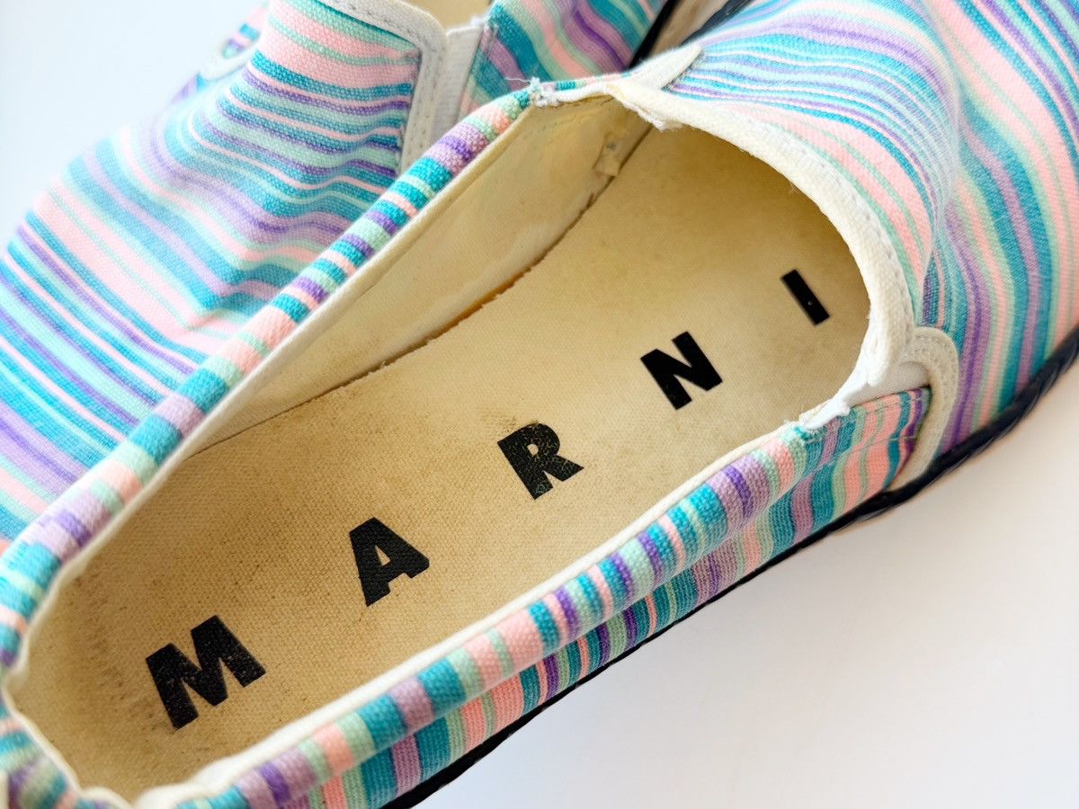 Marni MARNI Multicolored Striped Men Slip On Size 43 Comfort Shoes Size US 10 / EU 43 - 6 Thumbnail