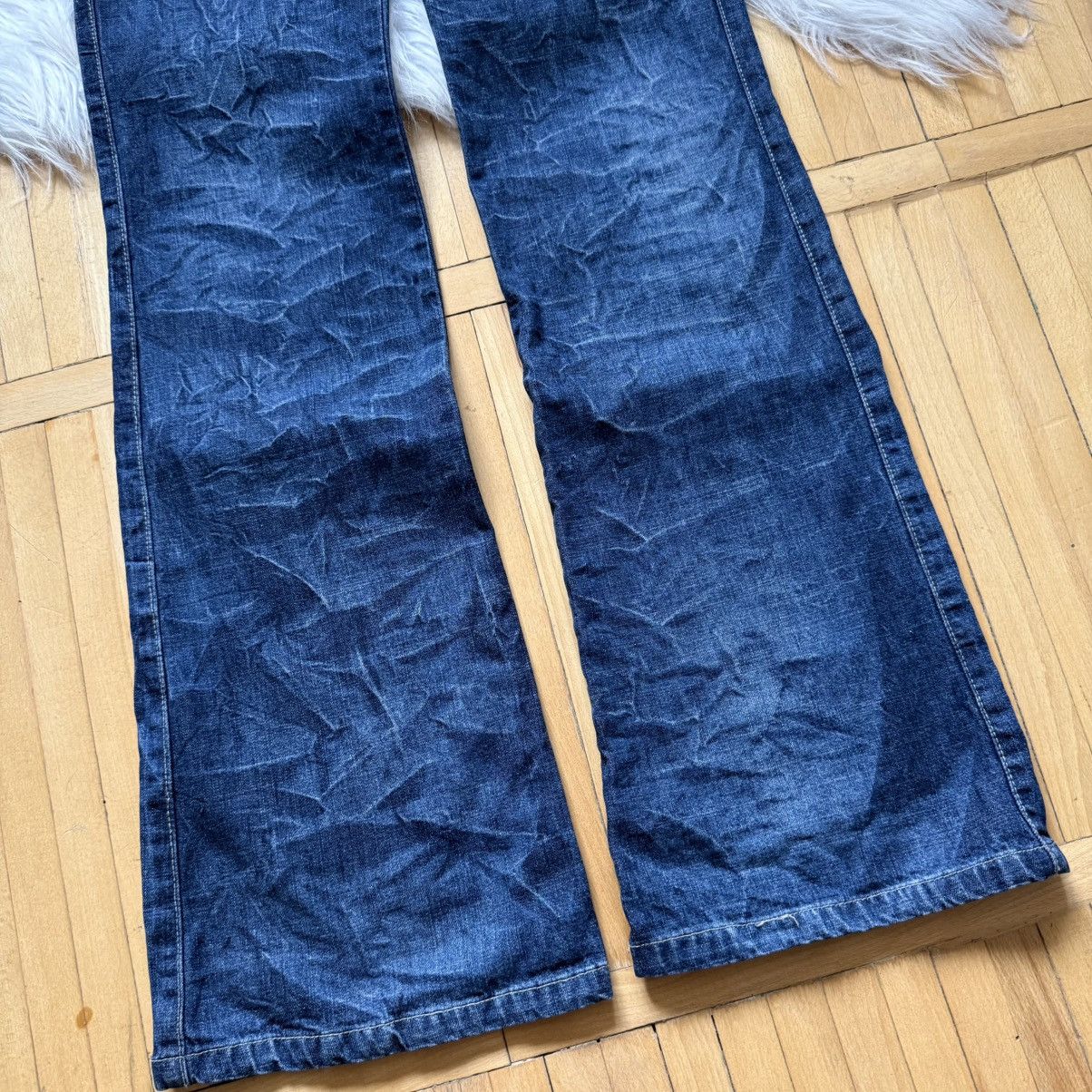 Miss Sixty 📌 Vintage Miss Sixty Jeans Flared Washed 00s Low Rice Size 30" / US 8 / IT 44 - 3 Thumbnail