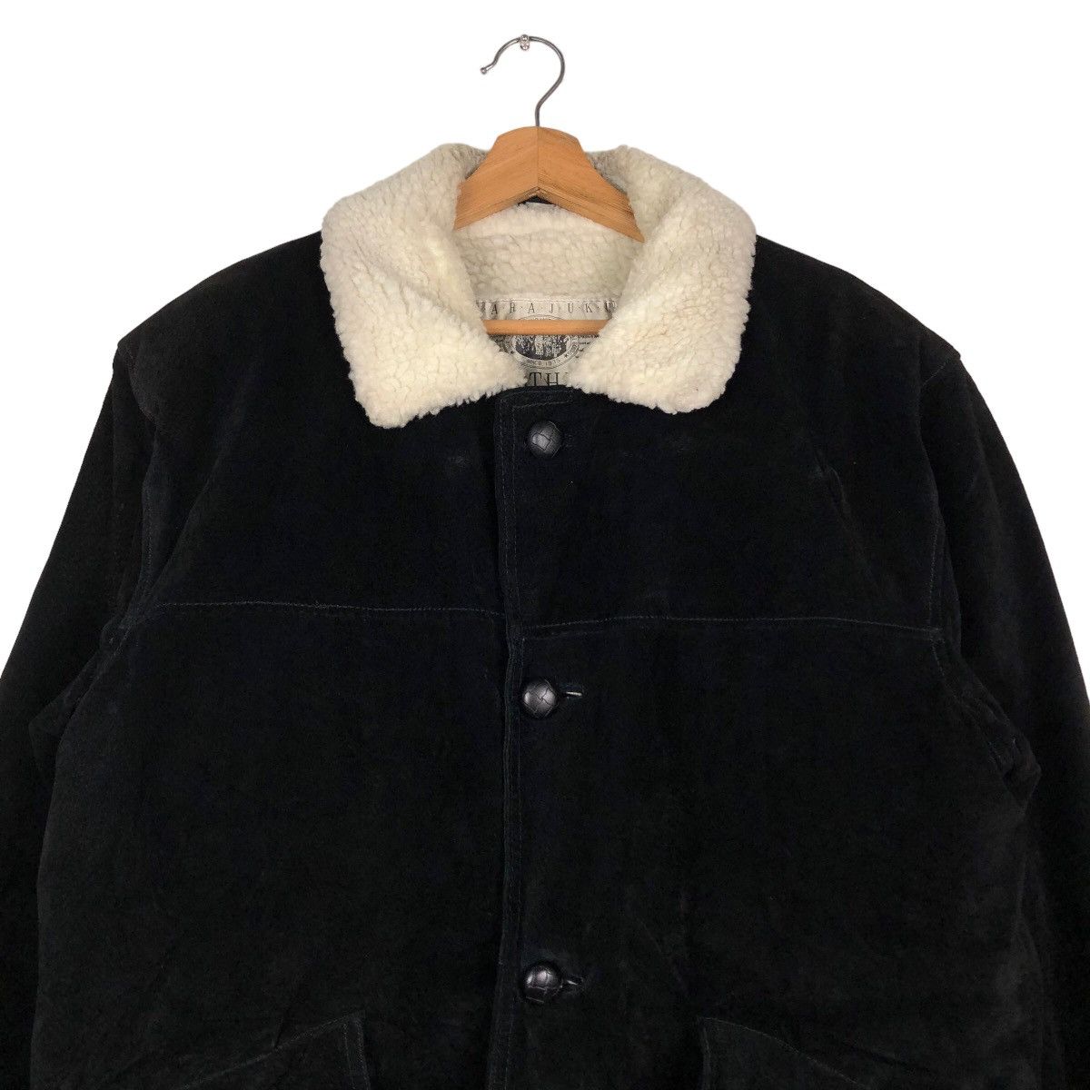 Japanese Brand 🔥Vtg Shearling Leather Jacket Harajuku Mother Issey Miyake Size US M / EU 48-50 / 2 - 3 Thumbnail