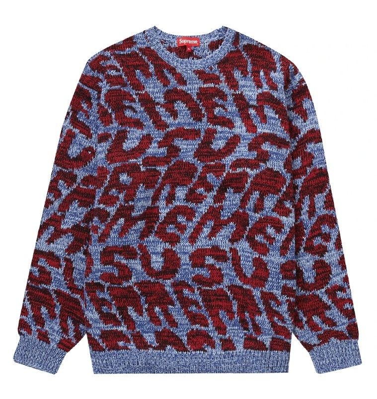 Supreme Supreme Stacked Knit Sweater Size US M / EU 48-50 / 2 - 1 Thumbnail