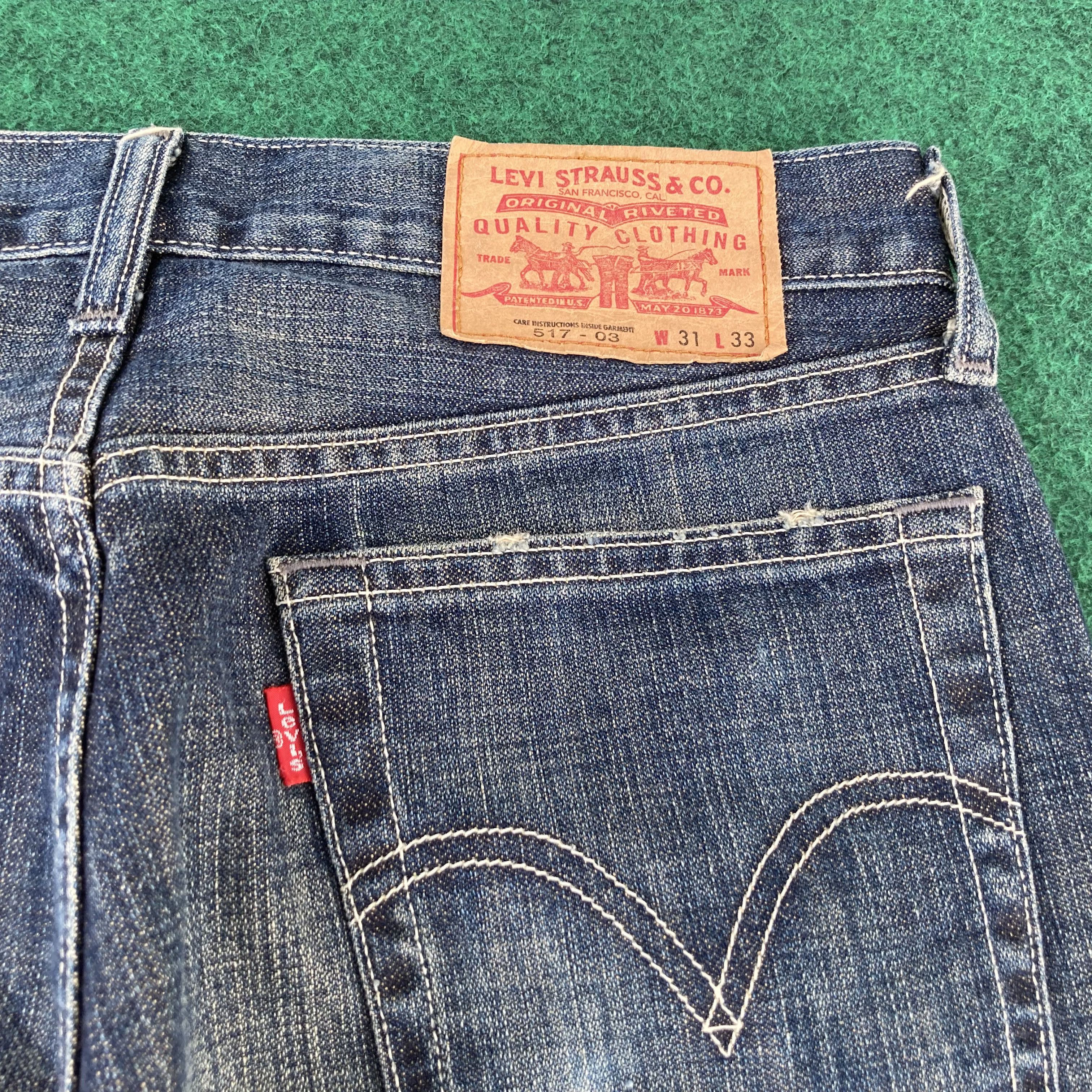 Levi's × Vintage Vtg Levis 517 Denim Flare Bootcut Sz 30 Faded Jeans Size US 30 / EU 46 - 8 Thumbnail