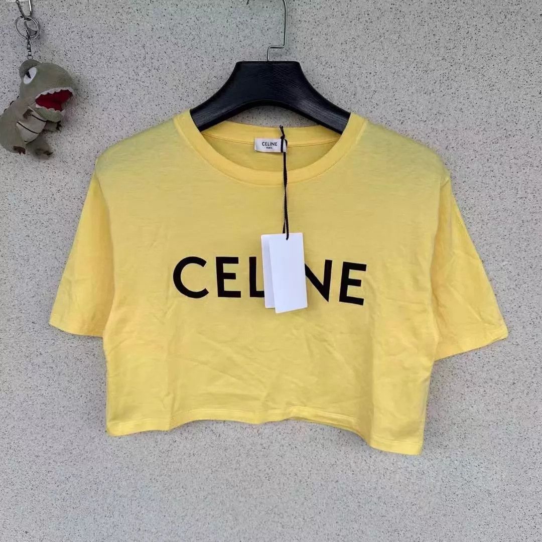 Celine Celine logo T-shirt S new with tags Size S / US 4 / IT 40 - 1 Thumbnail