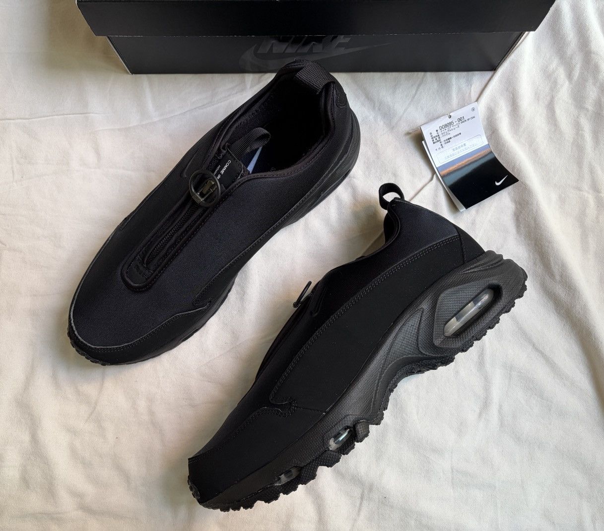 Comme des Garcons Homme Plus Comme Des Garçons Homme Plus x Nike Air Sunder Max SP Black Size US 11.5 / EU 44-45 - 1 Thumbnail
