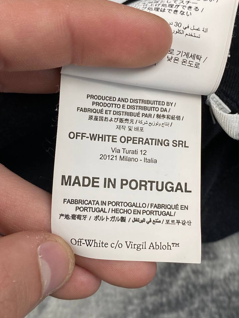 Off-White Off-White Gradient Arrows Big Logo T Shirt Black Men Size L Size US L / EU 52-54 / 3 - 14 Thumbnail