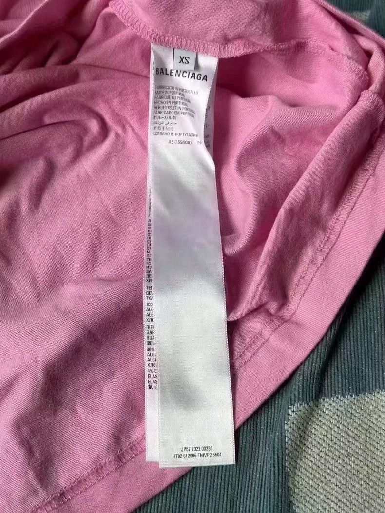 Balenciaga Balenciaga Pink rhinestone short sleeve Size US XS / EU 42 / 0 - 4 Thumbnail