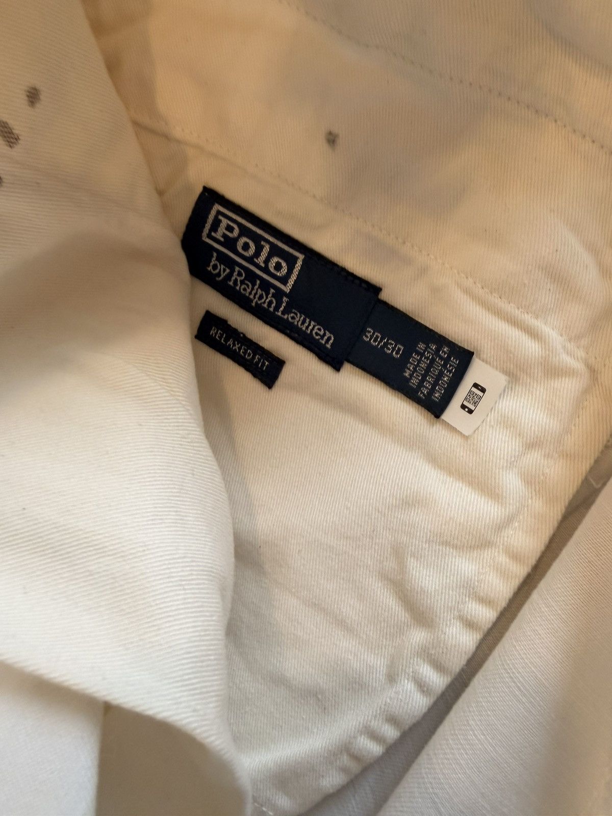 Polo Ralph Lauren Polo Ralph Lauren White Relaxed Fit Trousers Size 28 Size US 28 / EU 44 - 4 Thumbnail