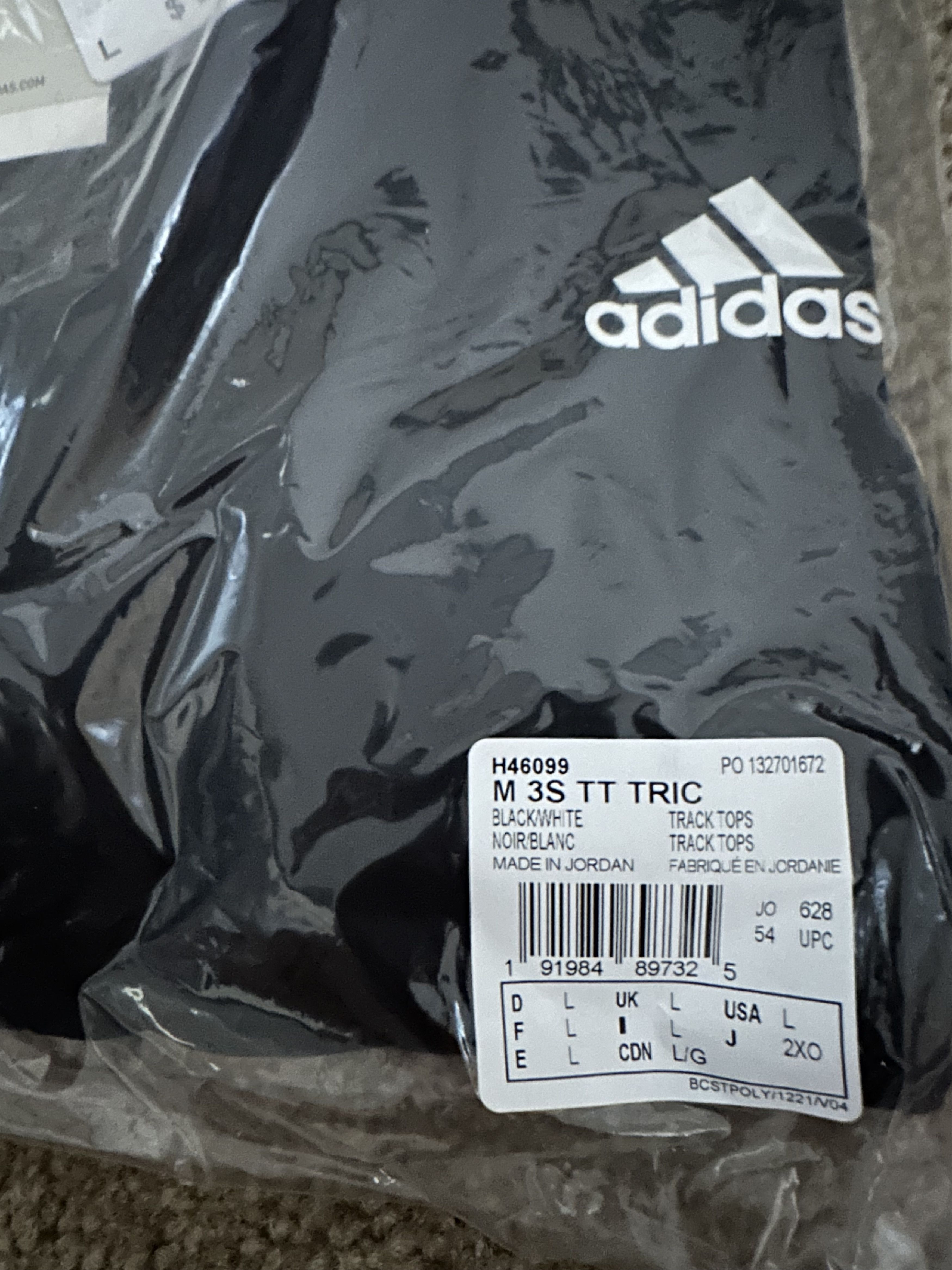Adidas Adidas Essentials Warm Ups 3 Stripes Track Jacket NEW Size US L / EU 52-54 / 3 - 2 Thumbnail