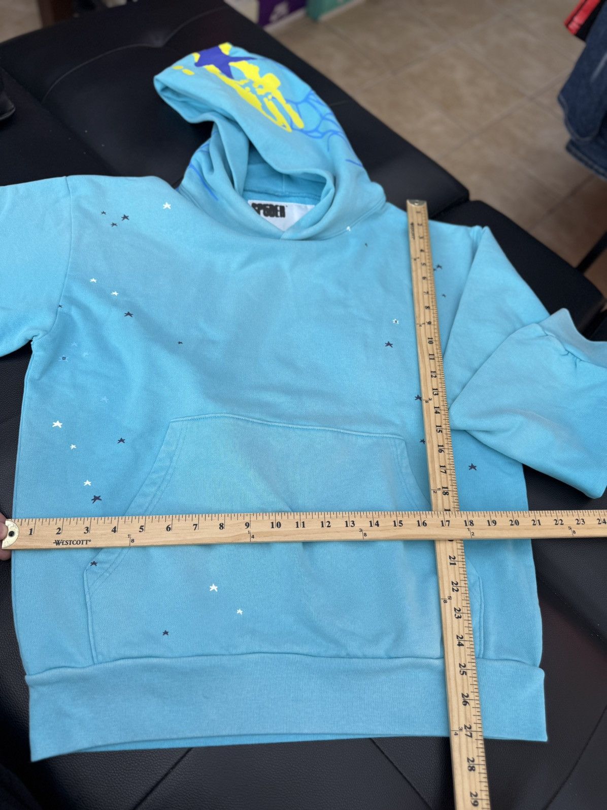 Sp5der Sp5der Hoodie Blue Yellow Size Medium Brand New Size US M / EU 48-50 / 2 - 7 Thumbnail