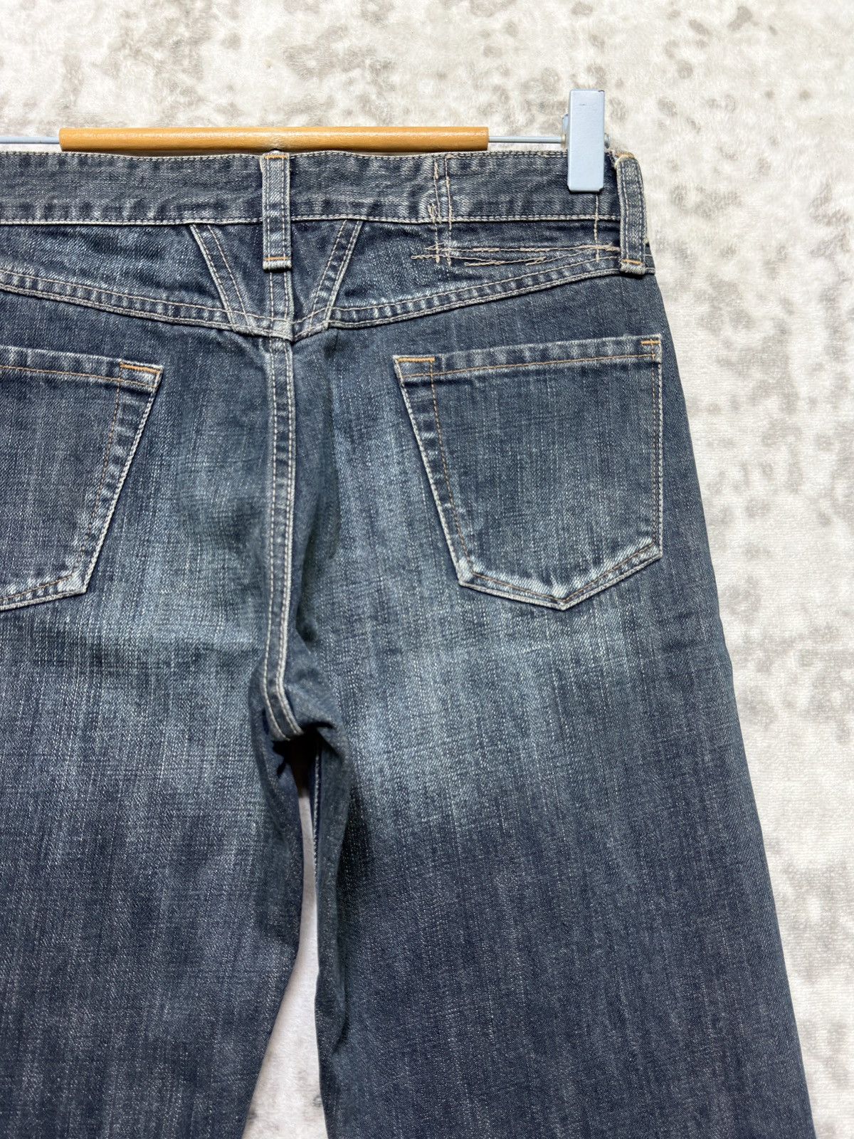 Marithe + Francois Girbaud Vintage Marithé François Girbaud Whiskered Denim Jeans Size US 26 / EU 42 - 11 Thumbnail