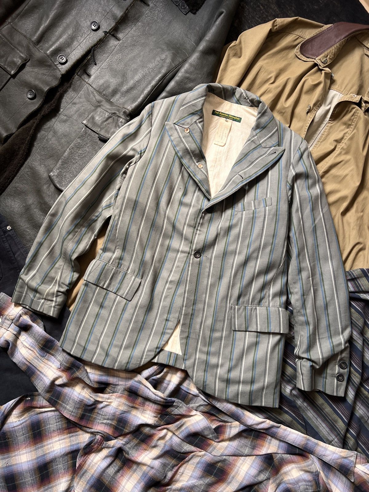 Paul Harnden Shoemakers Vintage Paul Harnden Shoemakers Striped Blazer Jacket Size US M / EU 48-50 / 2 - 3 Thumbnail
