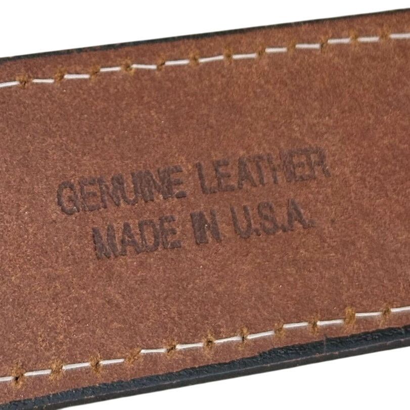 Other Black Leather Men's Belt Size ONE SIZE - 3 Thumbnail
