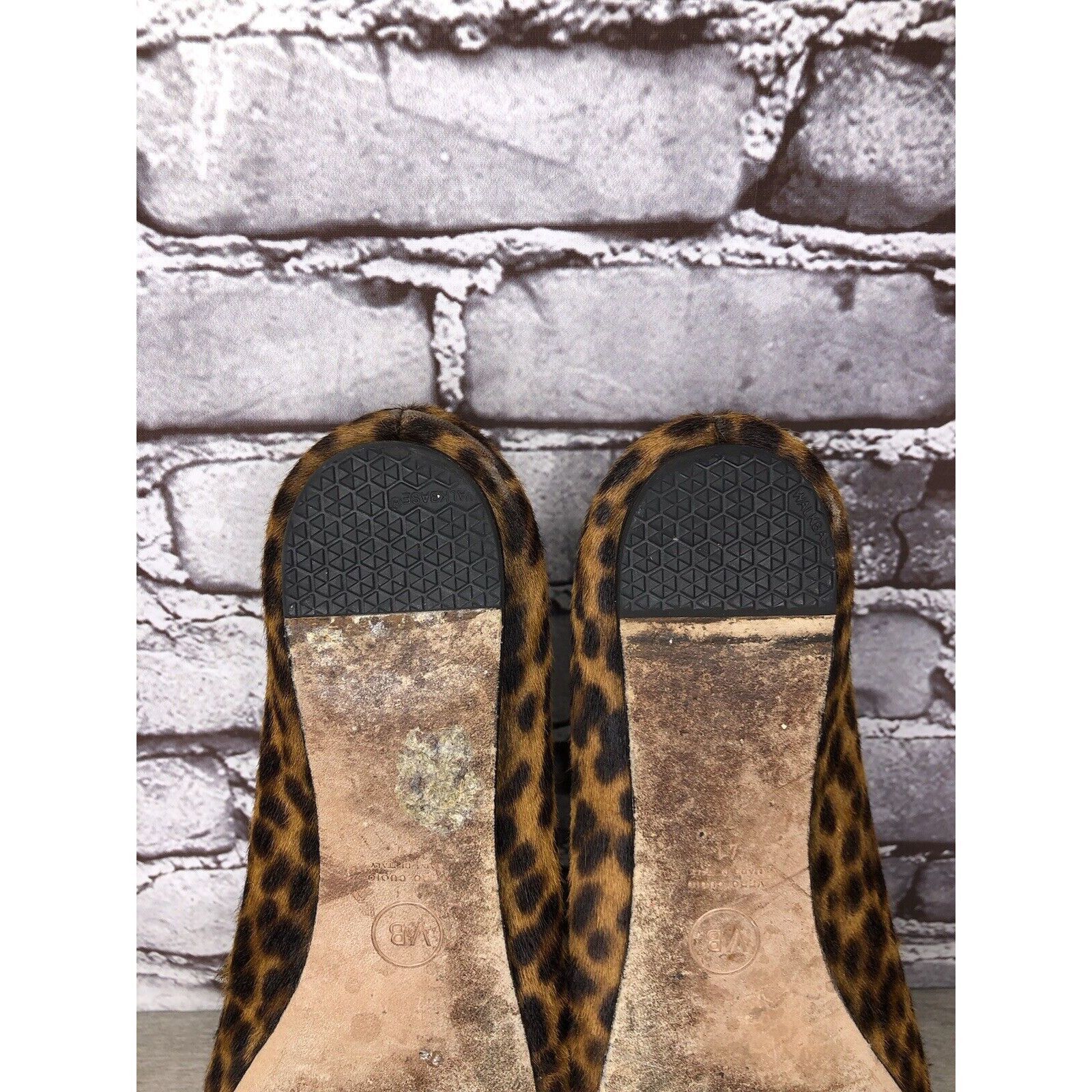 Veronica Beard VERONICA BEARD Griffin Leopard Real Calf Fur Loafers Shoes W Size US 10.5 / IT 40.5 - 14 Thumbnail