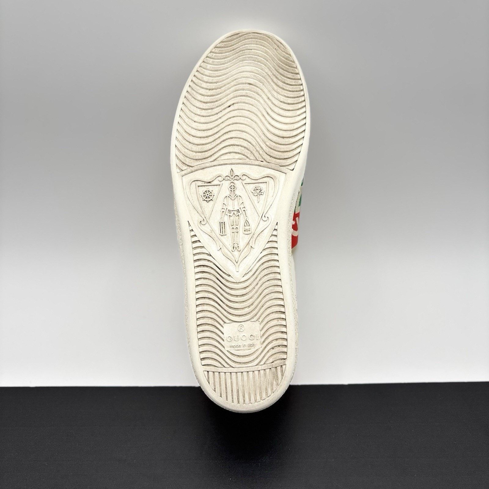 Gucci Gucci Ace Web 'Interlocking G - White Red Green ‘ | GOOD! Size US 7 / IT 37 - 8 Thumbnail