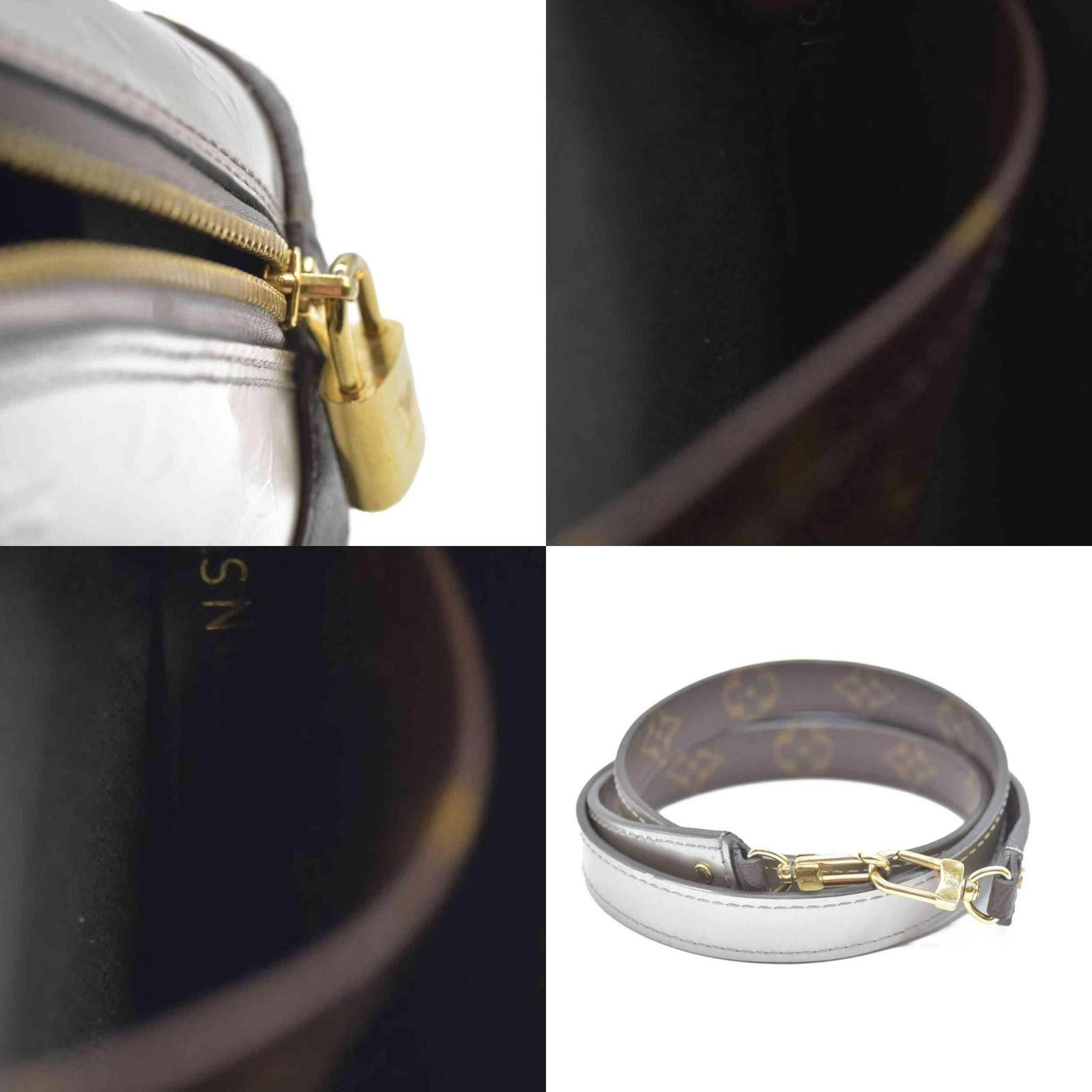 Louis Vuitton $1940 Louis Vuitton Vernis Monogram Alma BB Taupe Metallise Size ONE SIZE - 7 Thumbnail
