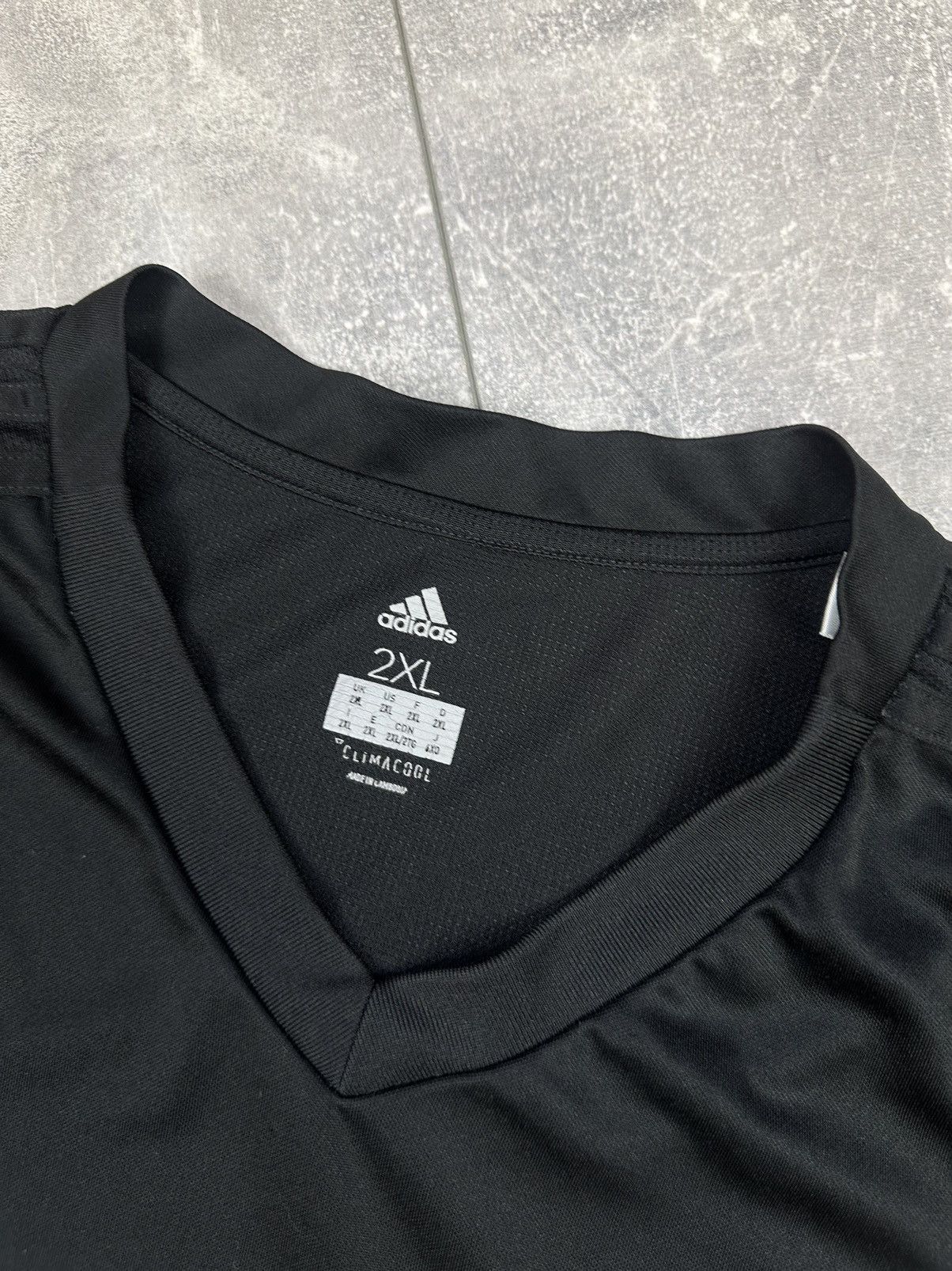 Vintage Adidas Waterford Black Traning Soccer Jersey Size US XXL / EU 58 / 5 - 3 Thumbnail