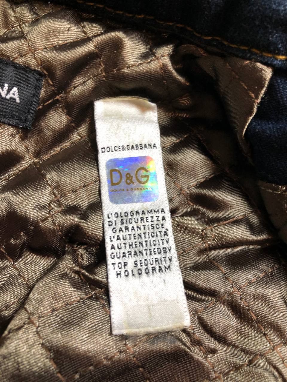 Dolce & Gabbana Dolce and Gabbana Vintage Denim Jacket Size L / US 10 / IT 46 - 3 Thumbnail
