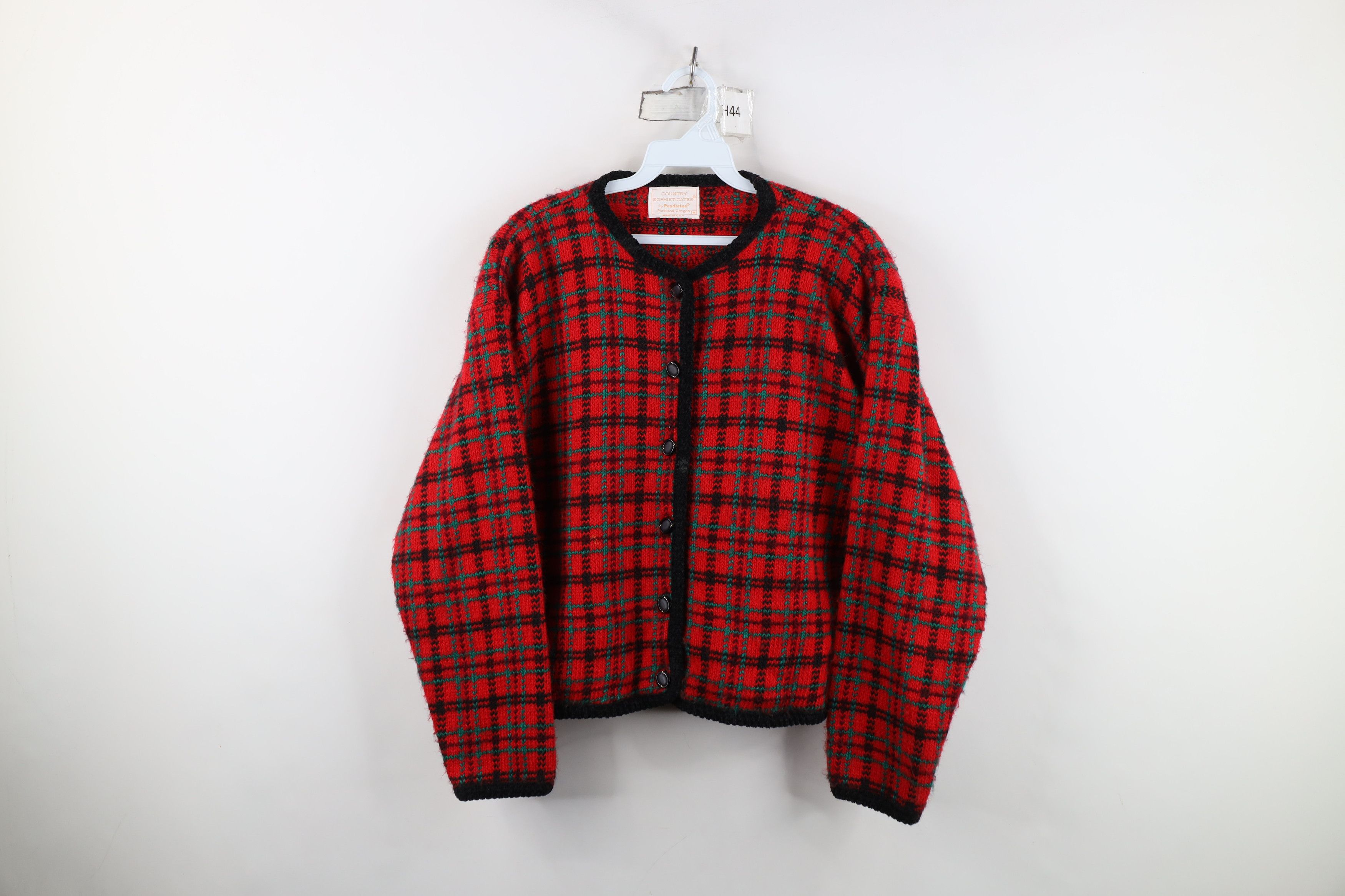 Pendleton Vintage 90s Pendleton Blend Knit Cardigan Sweater Blazer USA Size M / US 6-8 / IT 42-44 - 1 Thumbnail
