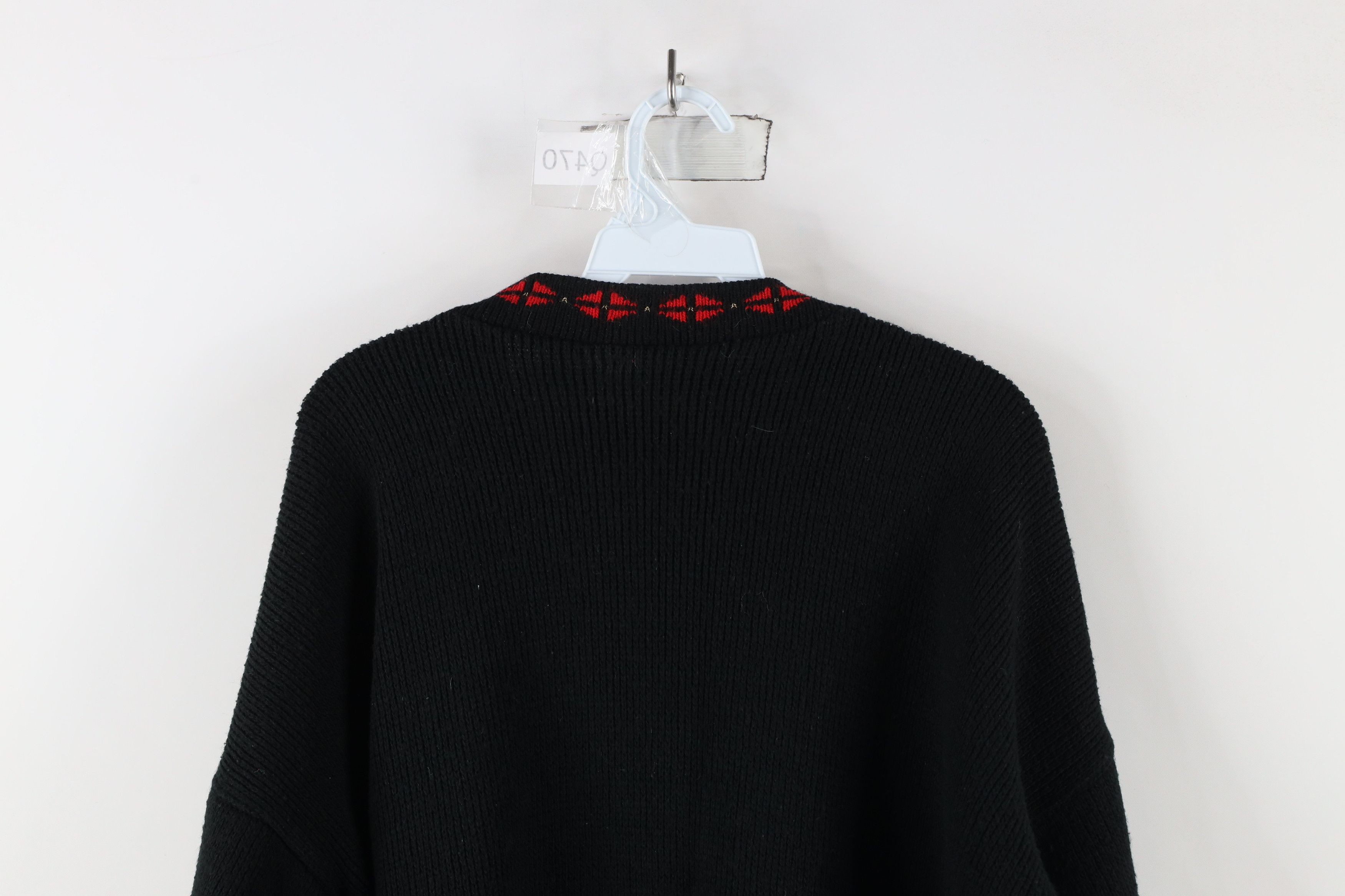 Vintage Vintage 90s Streetwear Tree Bear Knit Cardigan Sweater USA Size XXL / US 16-18 / IT 52-54 - 13 Thumbnail