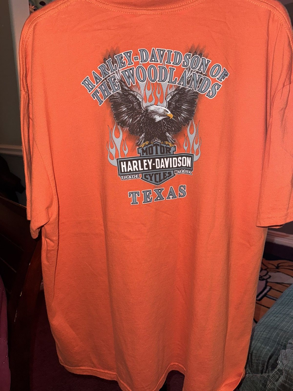 Harley Davidson Woodlands TX Harley Davidson Tee Size US XXL / EU 58 / 5 - 2 Thumbnail