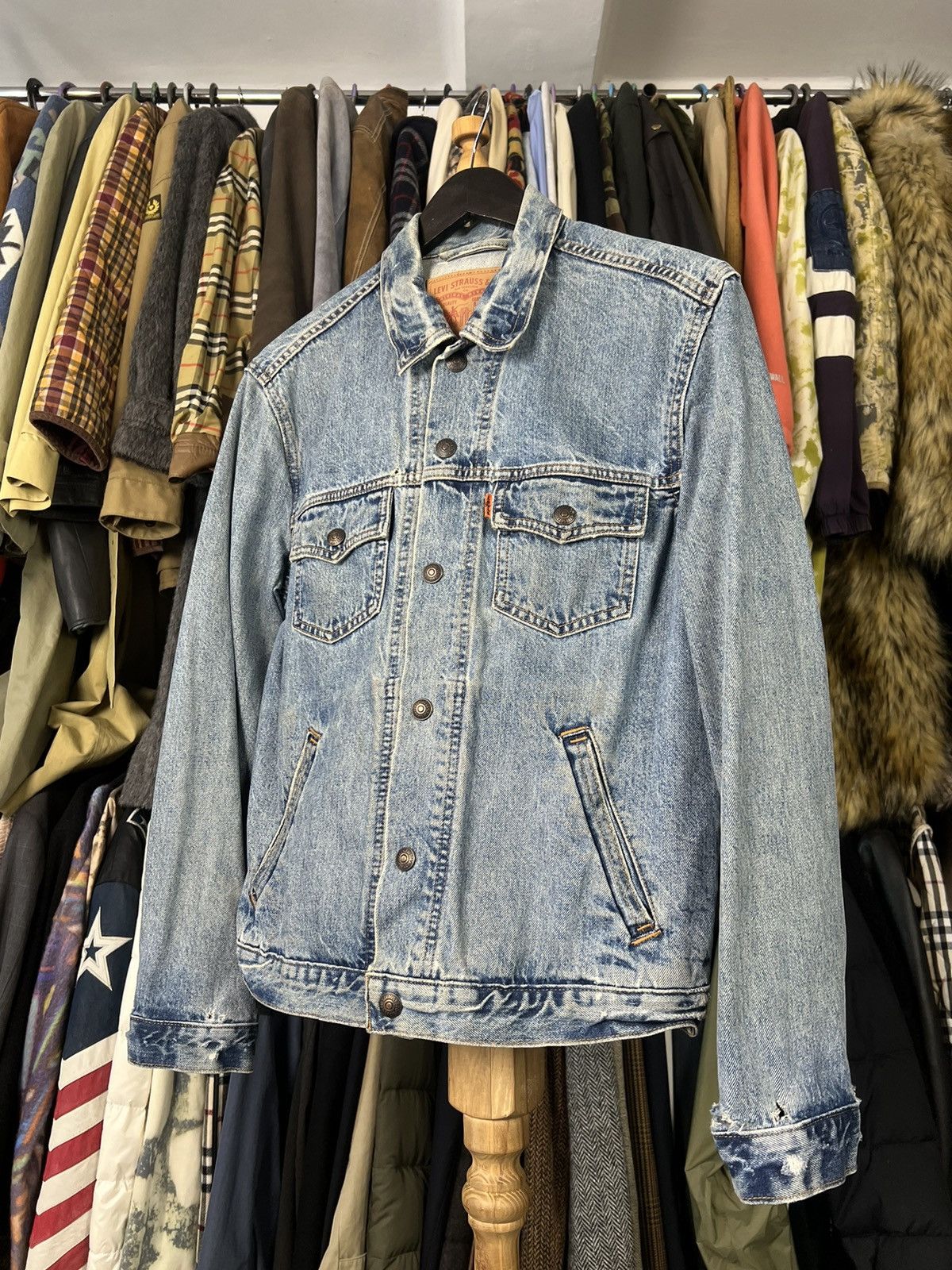 Levi's Vintage Levi’s Blue Denim Jacket Size S Size US S / EU 44-46 / 1 - 1 Thumbnail