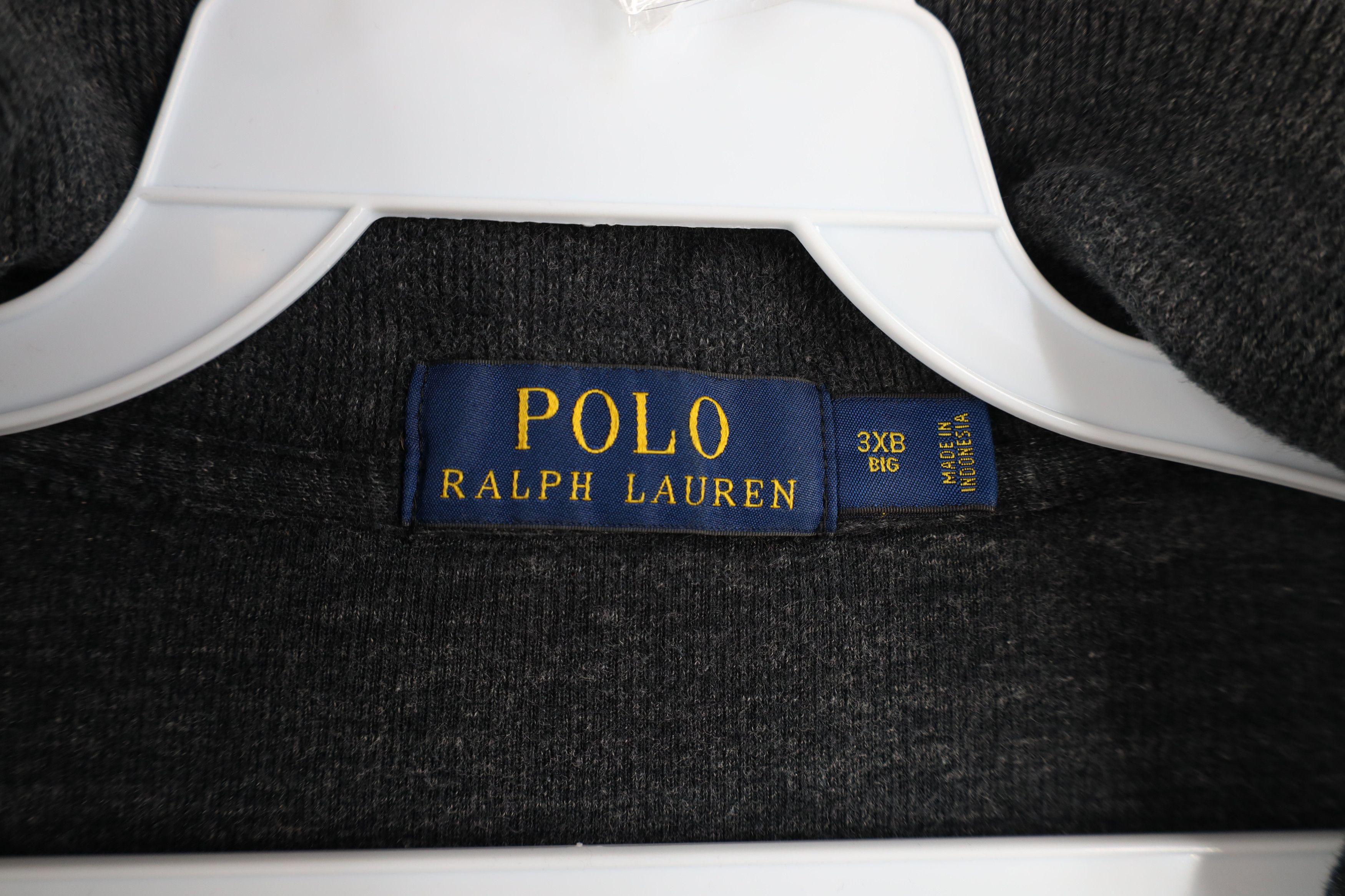 Ralph Lauren Vintage Ralph Lauren Cotton Ribbed Knit Half Zip Sweater Size US XXL / EU 58 / 5 - 6 Thumbnail