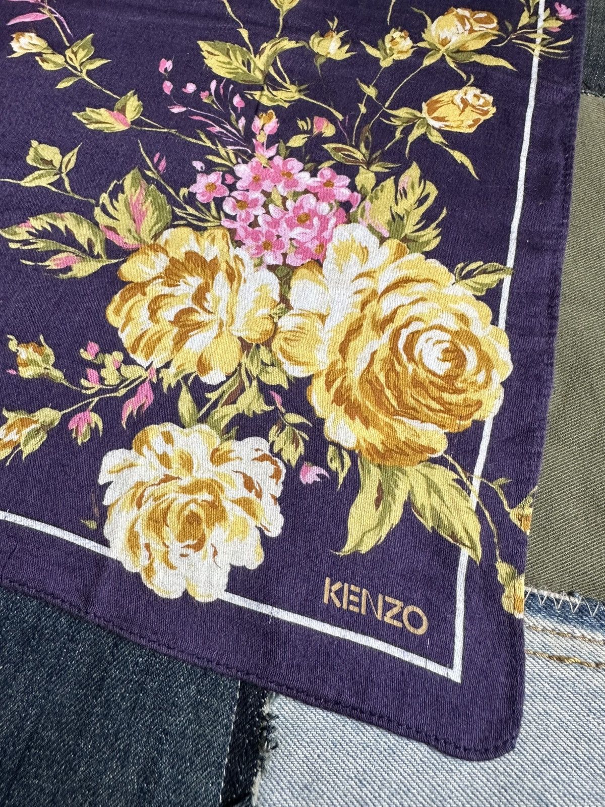 Kenzo × Vintage Vintage Burberry Handkerchief/ Neckerchief/ Bandana Size ONE SIZE - 11 Thumbnail