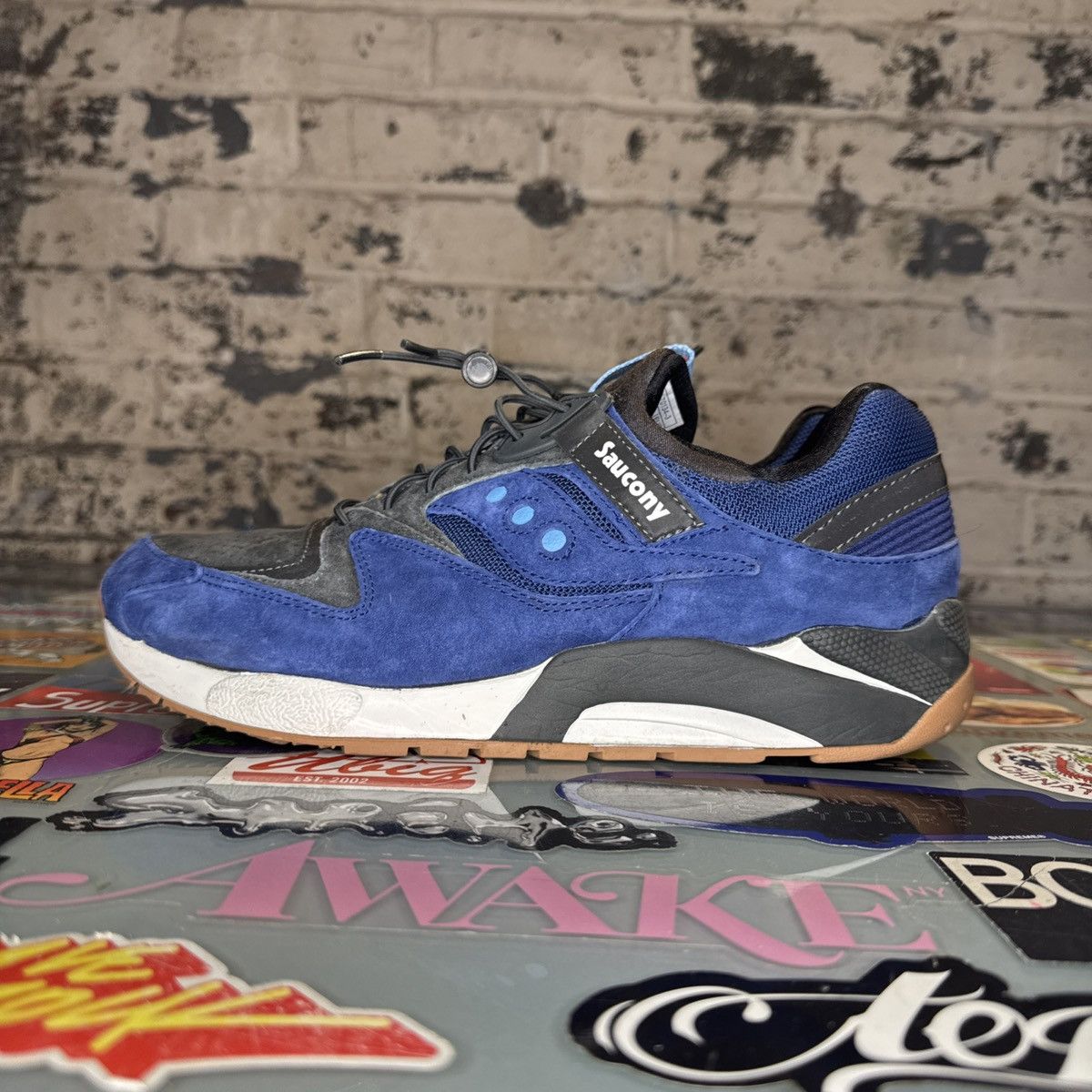 Saucony Saucony Grid 9000 Premium 3 Dots Blue Sz 10 No Box Size US 10 / EU 43 - 1 Thumbnail