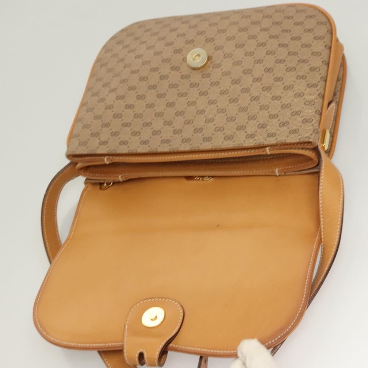 Gucci GUCCI Micro GG Supreme Shoulder Bag Pvc Beige Gold Size ONE SIZE - 15 Thumbnail