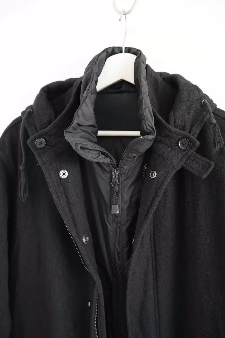 Yohji Yamamoto Yohji Yamamoto Yohji Yamamoto Two-in-One Hooded Parka Coat Size US M / EU 48-50 / 2 - 4 Thumbnail