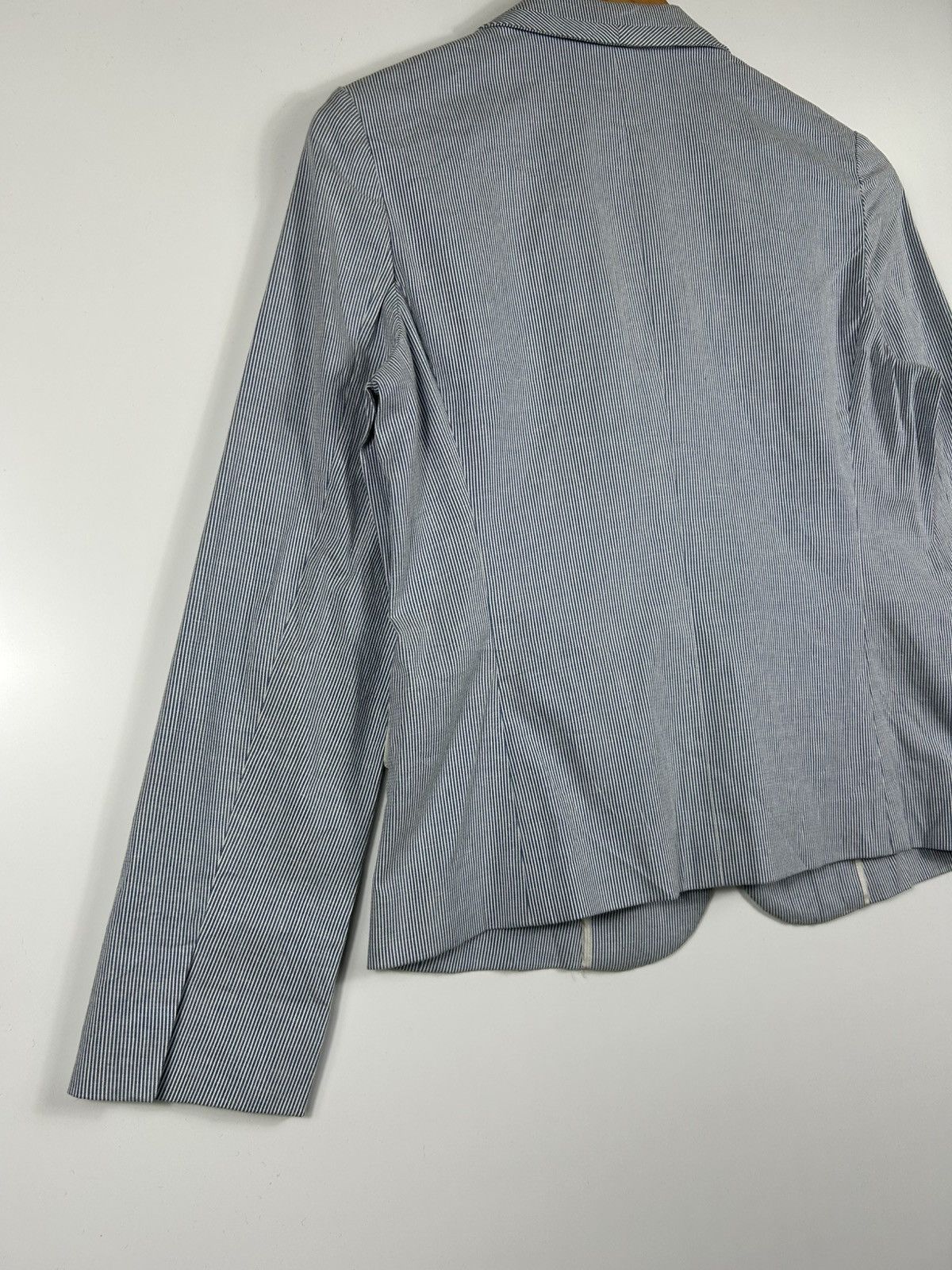 Aquascutum × Vintage 🔥Aquascutum London Hickory Stripes Single Breast Coat Size S / US 4 / IT 40 - 15 Thumbnail