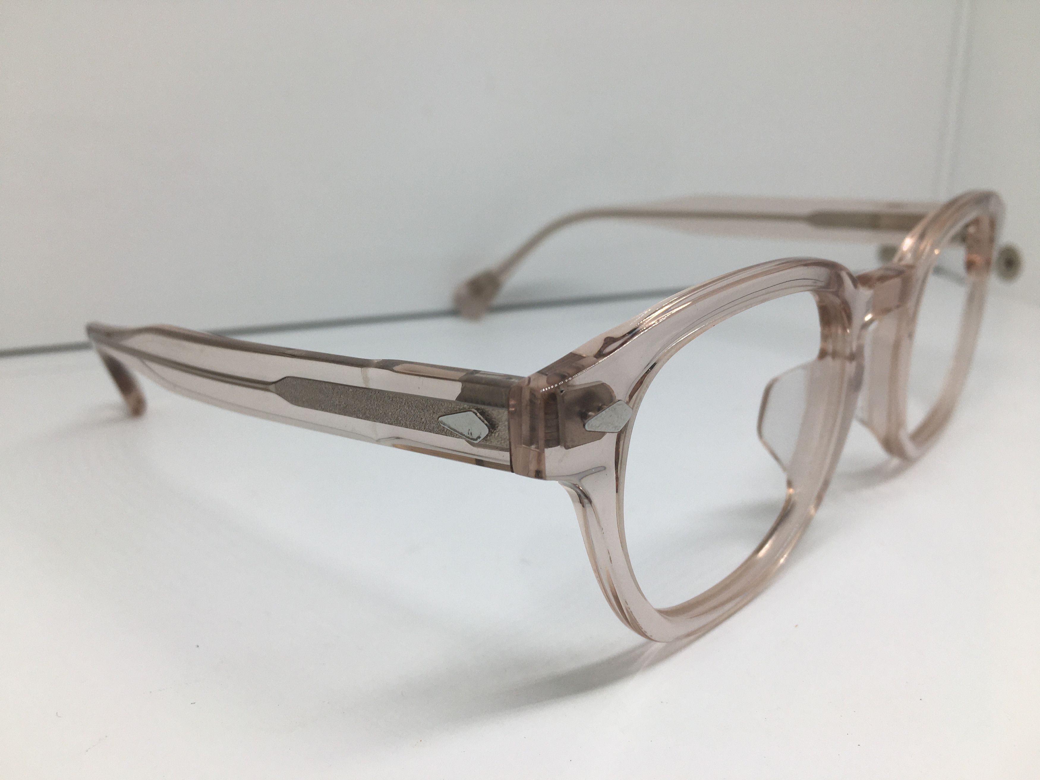 Other Clear Acetate RX Eyeglasses Frame Asian Bridge Size ONE SIZE - 2 Thumbnail