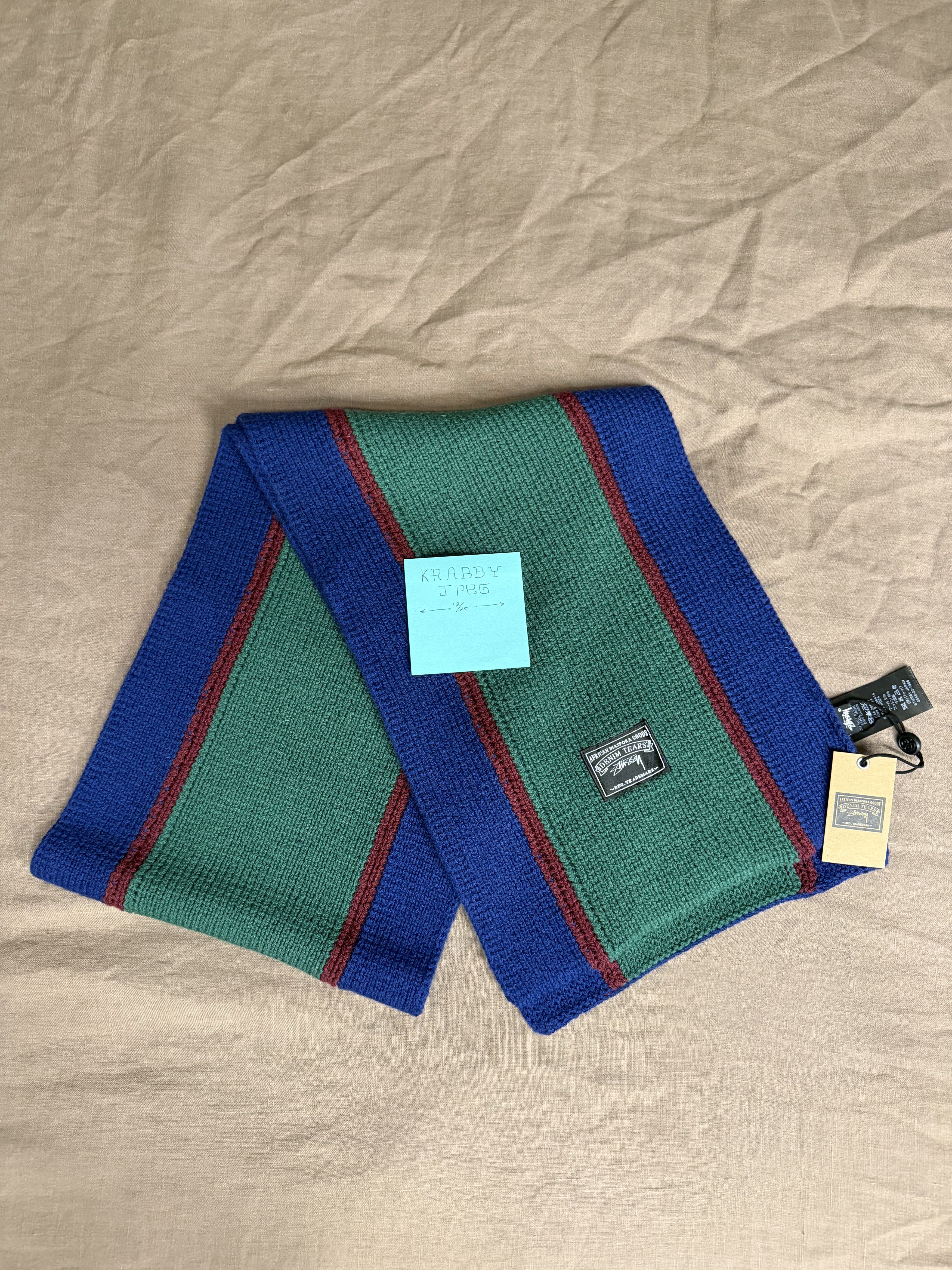 DENIM TEARS × Stussy Denim Tears x Stussy Scarf Size ONE SIZE - 2 Thumbnail