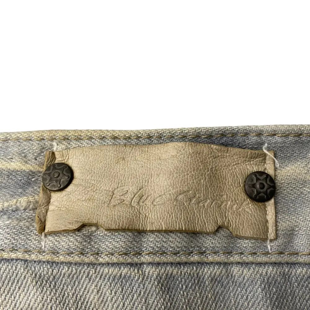 Vintage 2000's Blue Starnik Flared Mudwash StraightCut Jeans Size US 31 - 15 Thumbnail