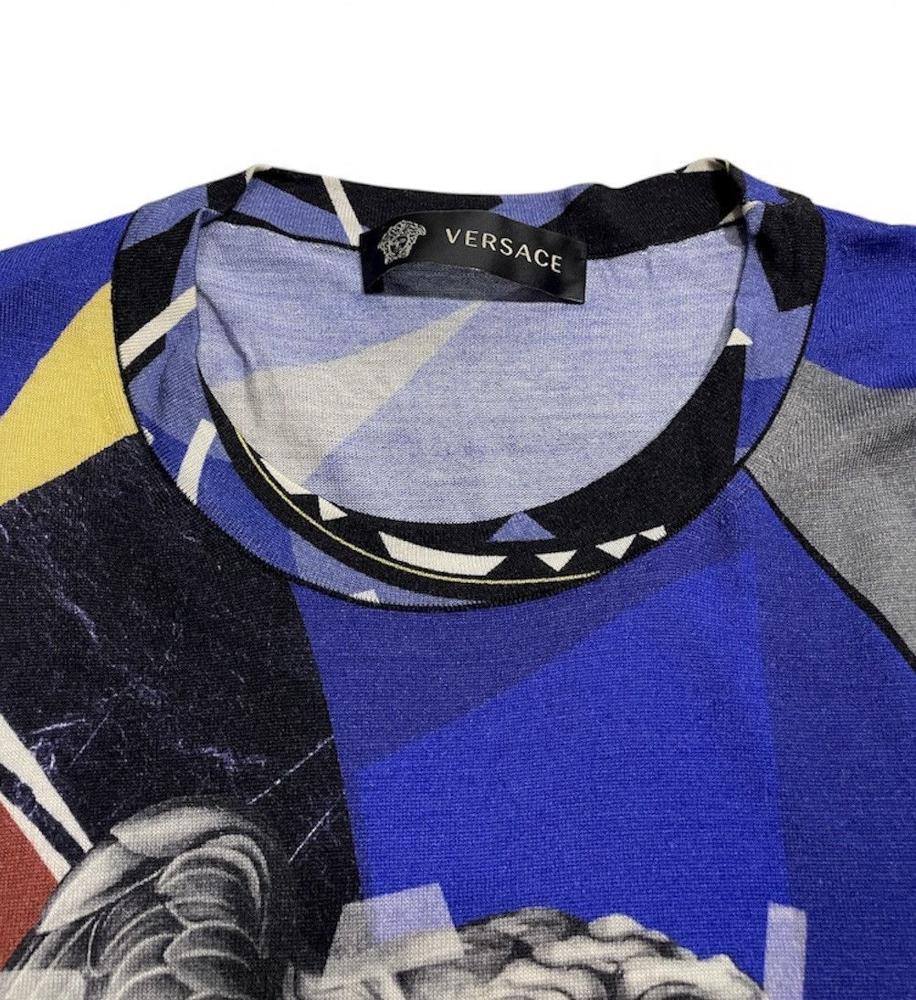 Versace Versace Antique Printed Wool Sweater Size US L / EU 52-54 / 3 - 4 Thumbnail