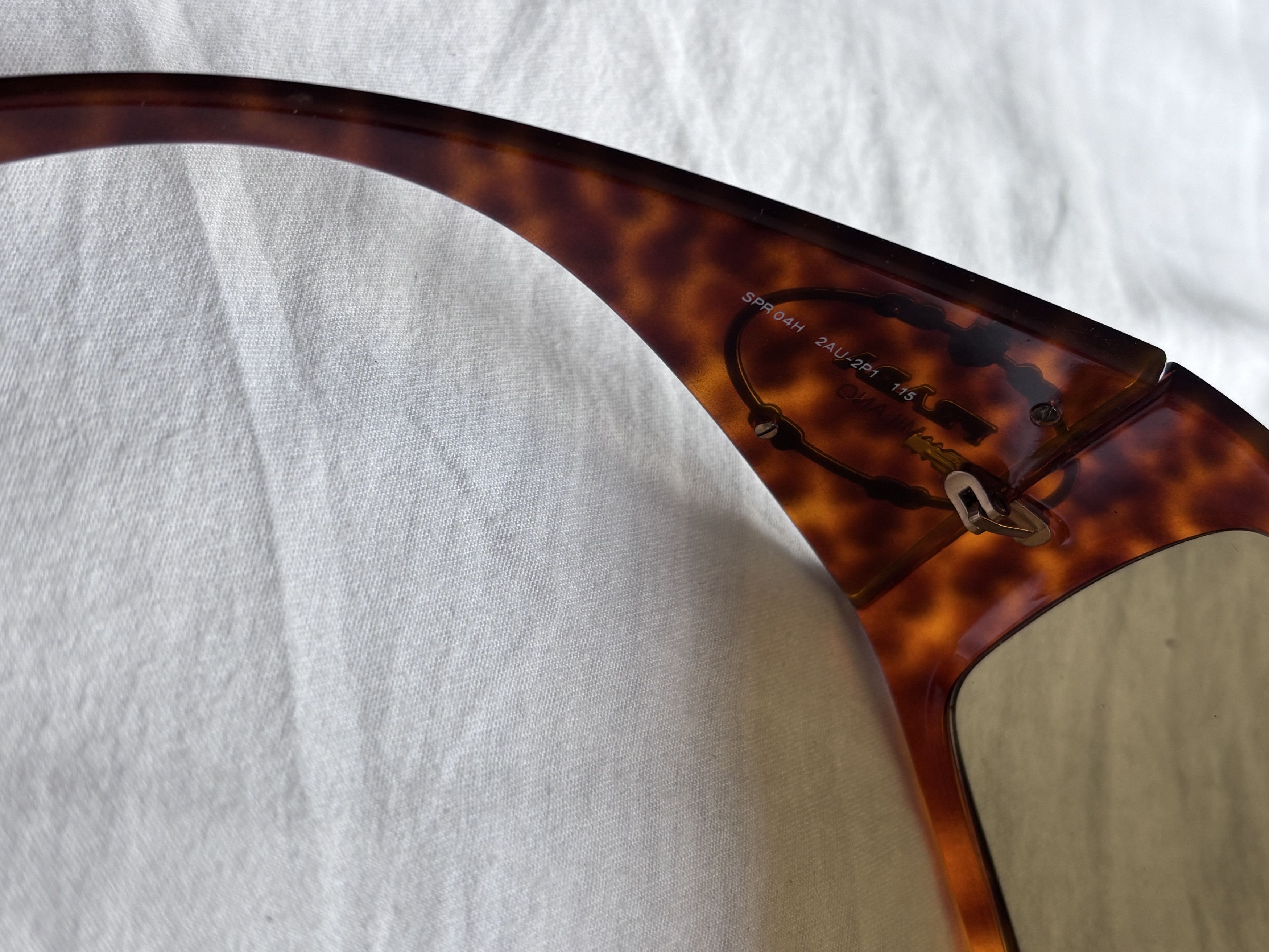 Prada PRADA Sunglasses Rectangle Wrap Shield Metal Symbole RI920 Size ONE SIZE - 5 Thumbnail